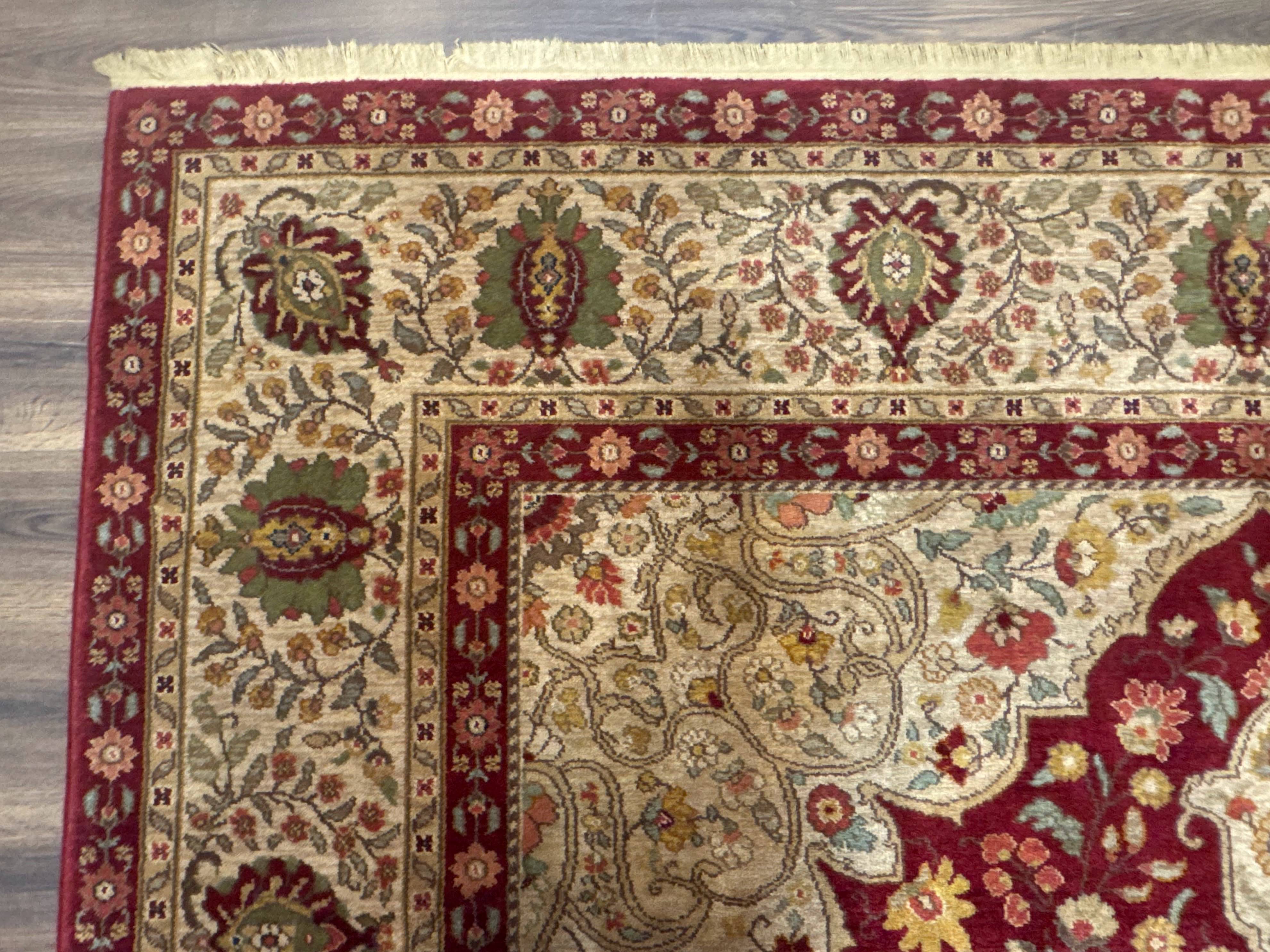 Karastan Rug 8.8 x 12, Antique Legends Royal Tabriz, Wool Pile, Vintage, Rare Design - Jewel Rugs