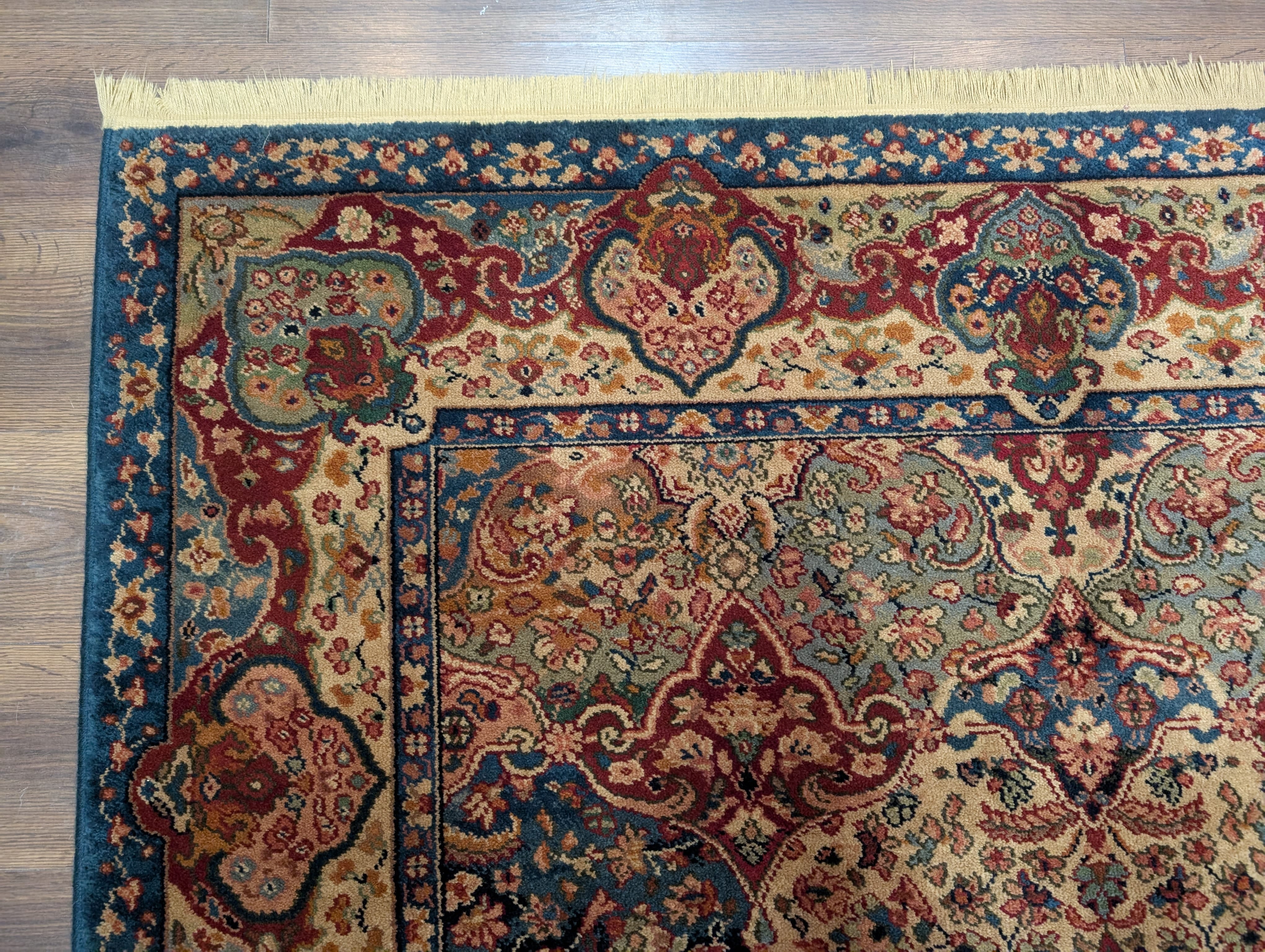 Karastan Rug 5.9 x 9, Samovar Teawash Kirman Panel #900-902, Wool Pile Vintage, Rare - Jewel Rugs