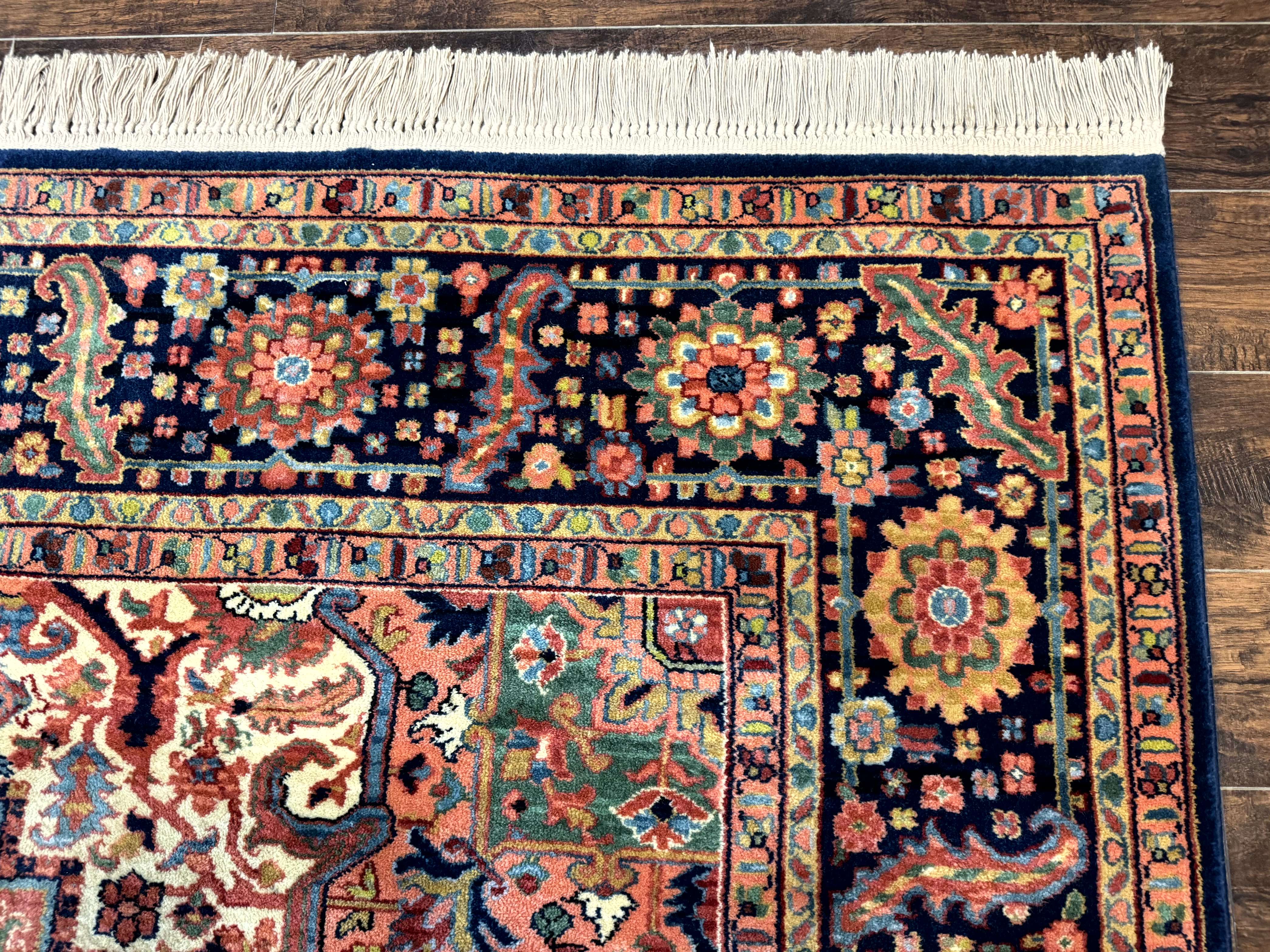 8.8 x 12 Karastan Heriz Rug #726, Vintage Wool Discontinued Carpet, Original 700 Series - Jewel Rugs