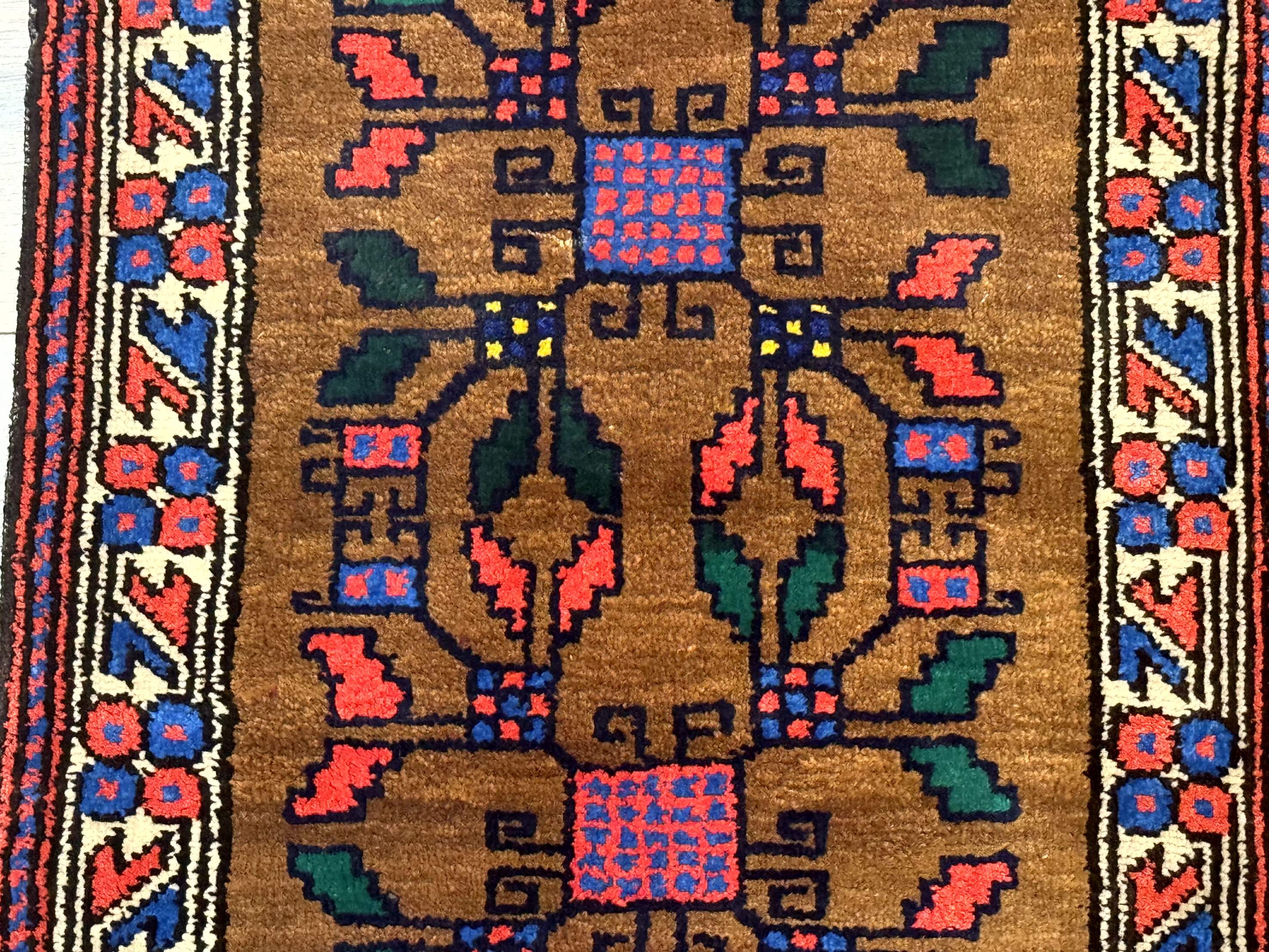 Small Persian Baluchi Rug, Tribal Rug, Brown, Multicolor – Jewel Rugs