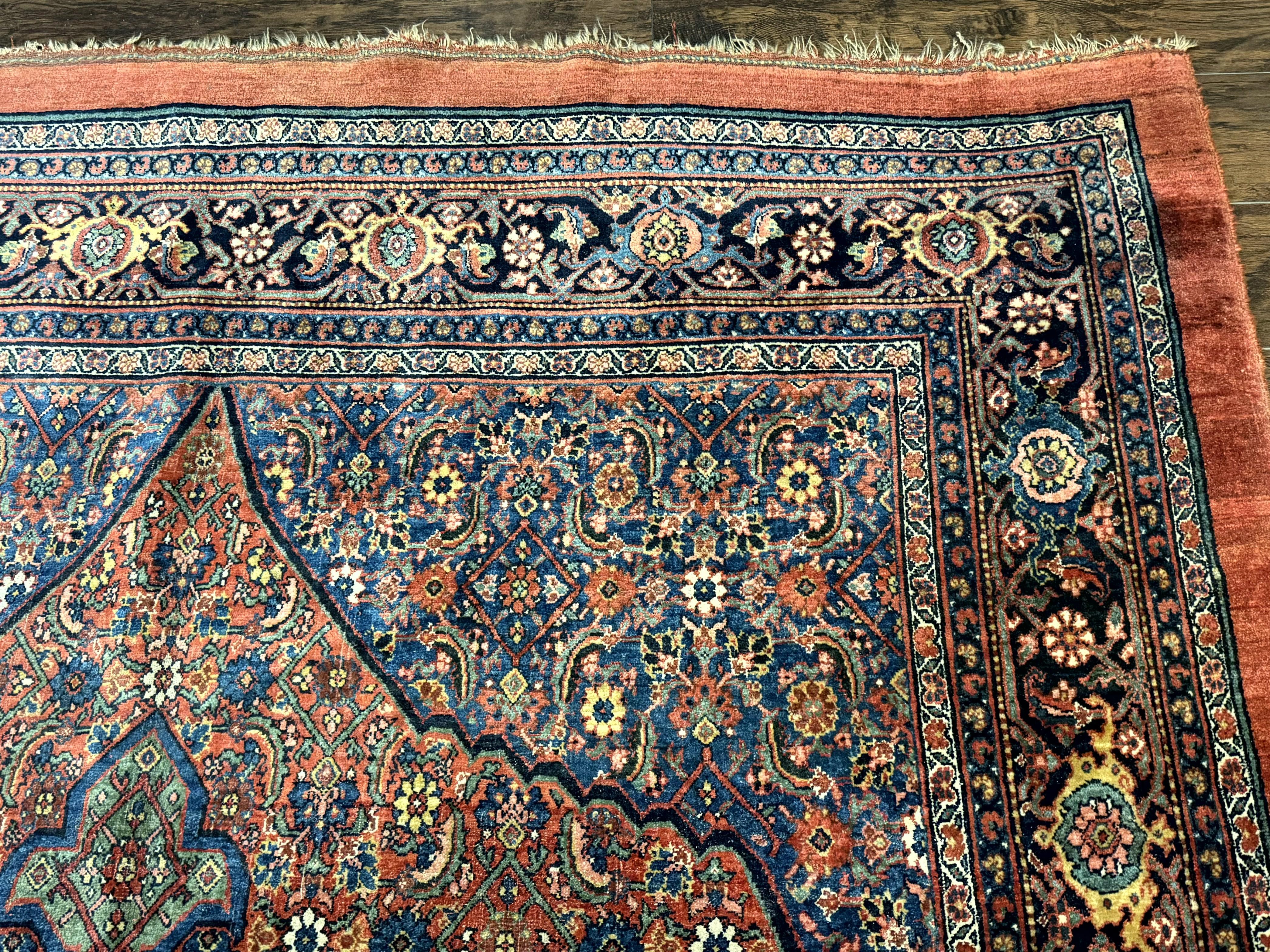 Antique Persian Bijar Rug 7x15 - Jewel Rugs