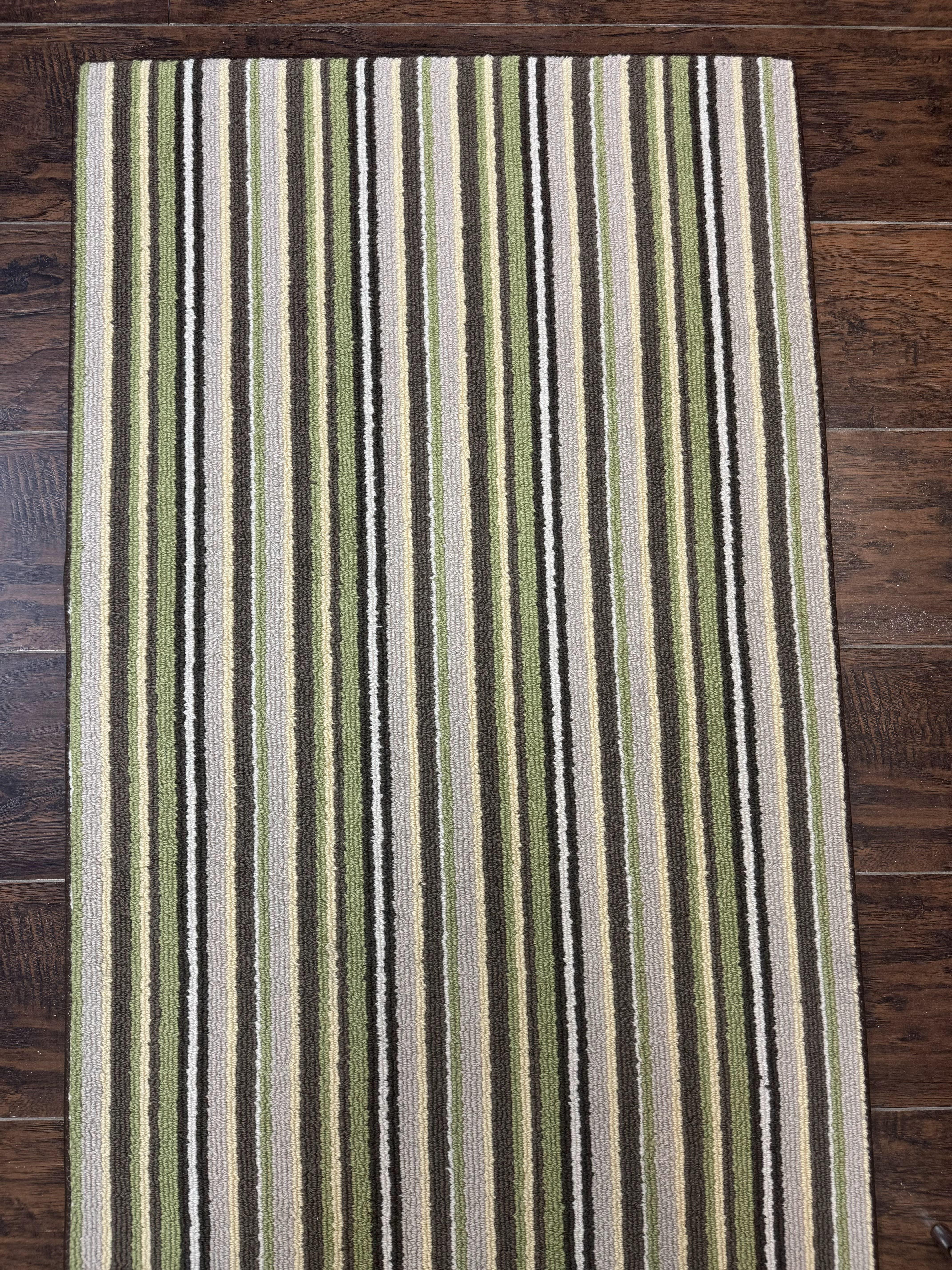 Stark Power Loomed Striped Runner Rug 2x10, Multicolor Vintage Stark Carpet - Jewel Rugs