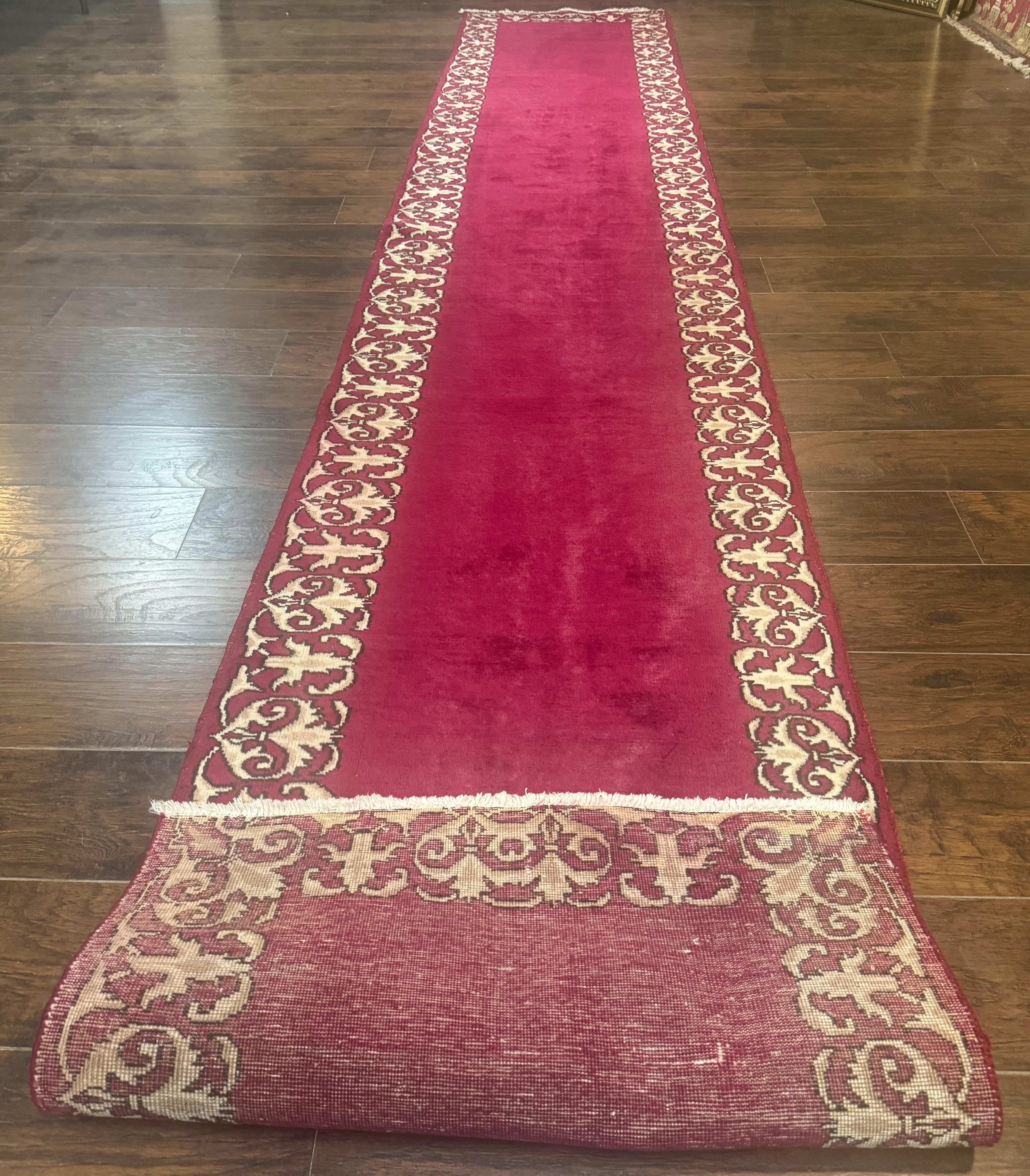 Red Persian Kerman Runner Rug 3x16 - Jewel Rugs