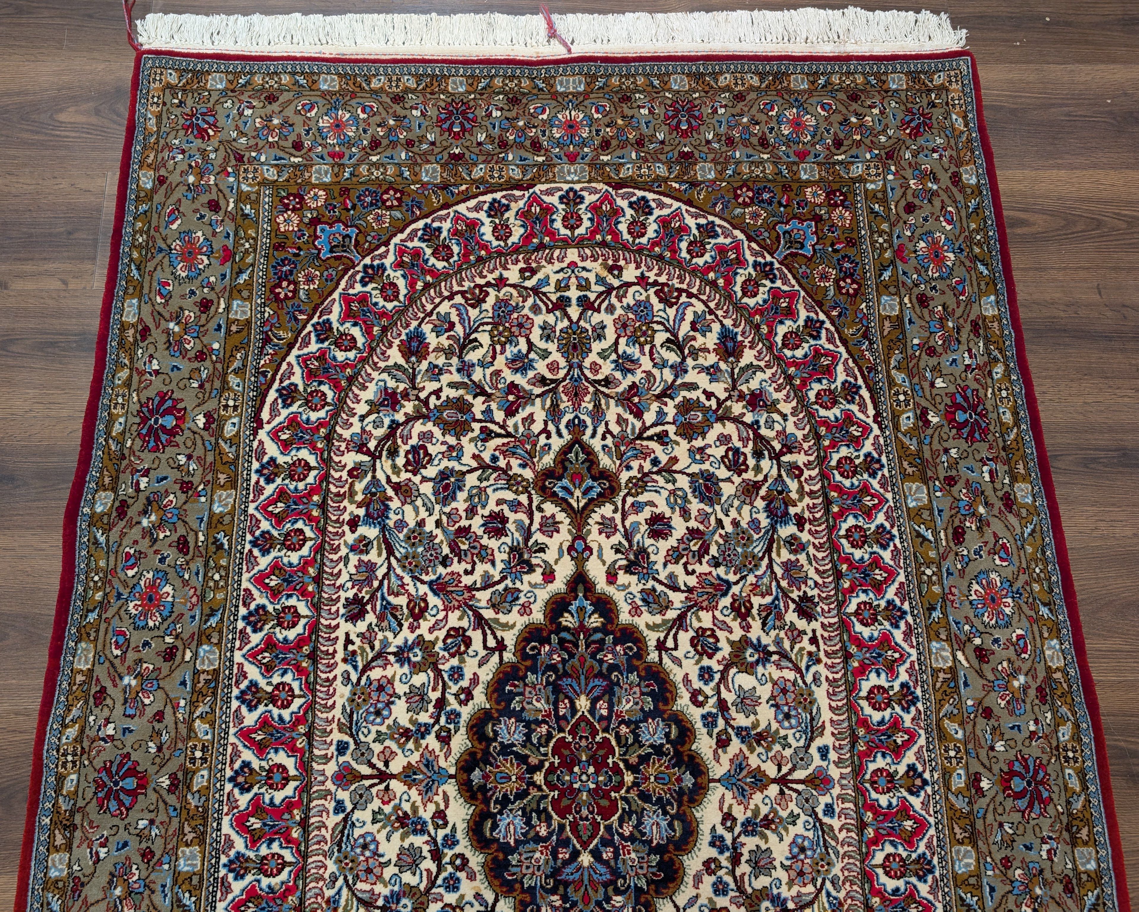 Persian Qum Rug 5x7, Fine 290 KPSI, Hand Knotted, Pair B - Jewel Rugs