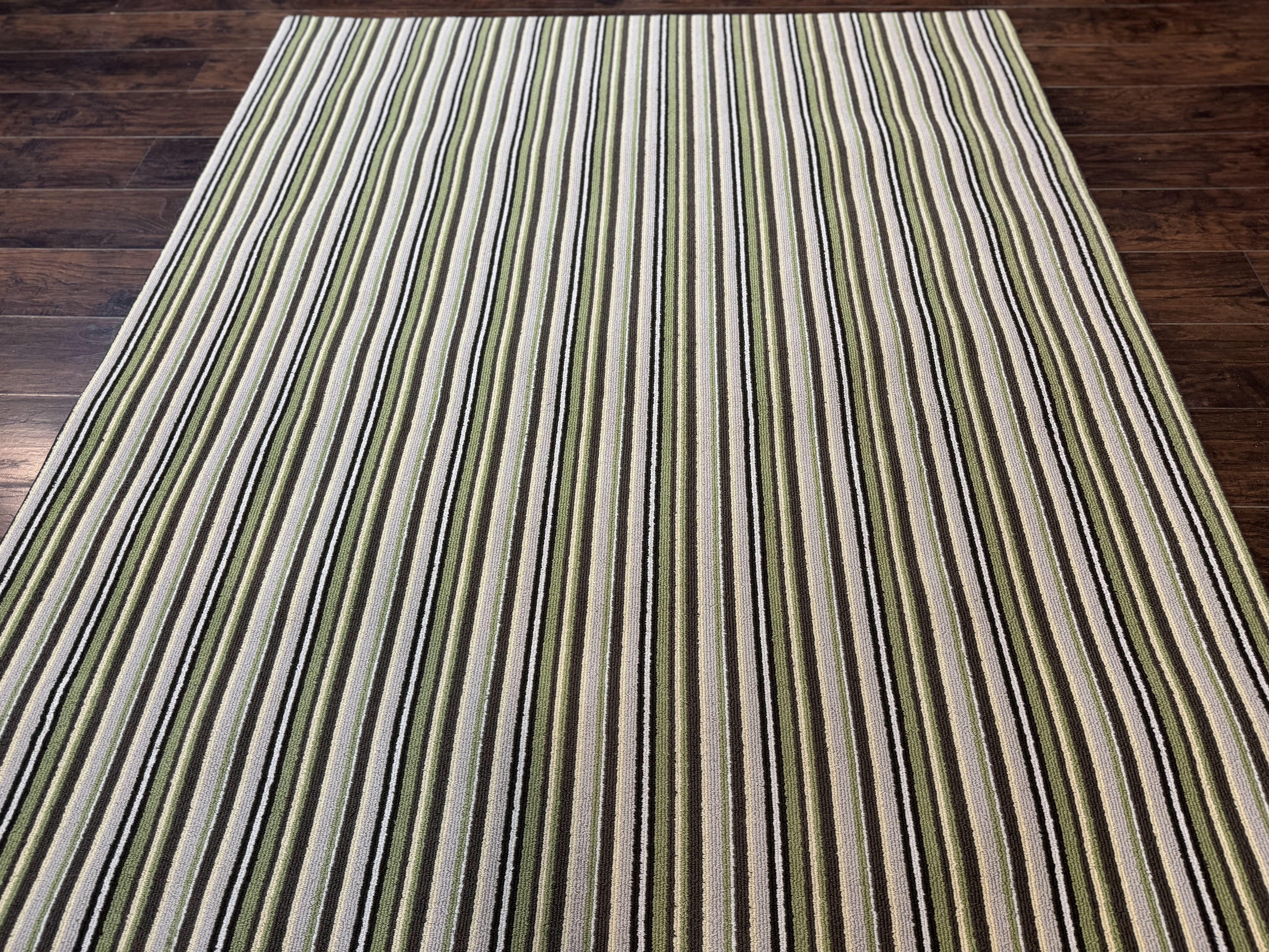 Stark Power Loomed Striped Rug 6x9, Multicolor Vintage Stark Carpet - Jewel Rugs