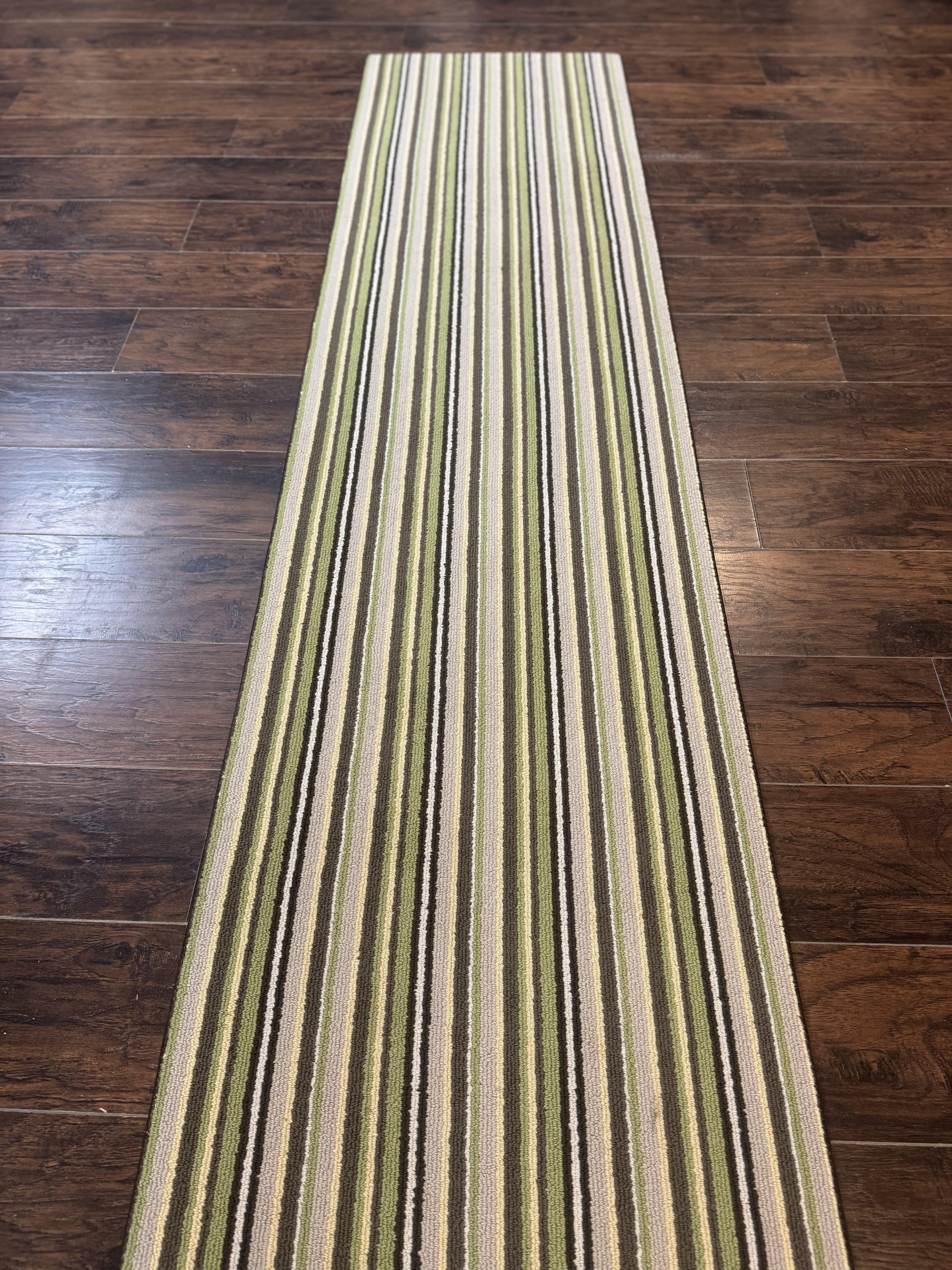 Stark Power Loomed Striped Runner Rug 2x10, Multicolor Vintage Stark Carpet - Jewel Rugs