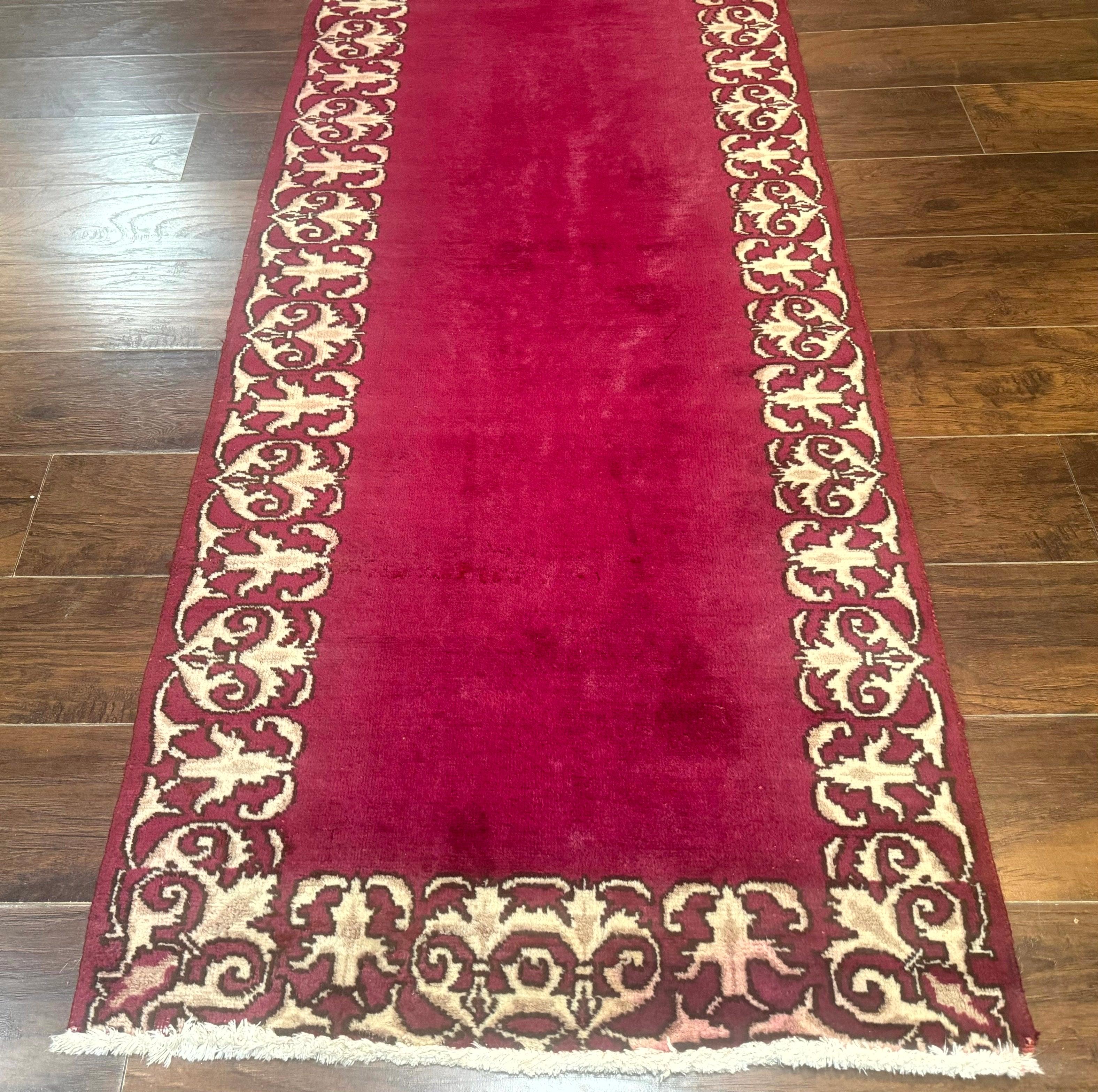 Red Persian Kerman Runner Rug 3x16 - Jewel Rugs