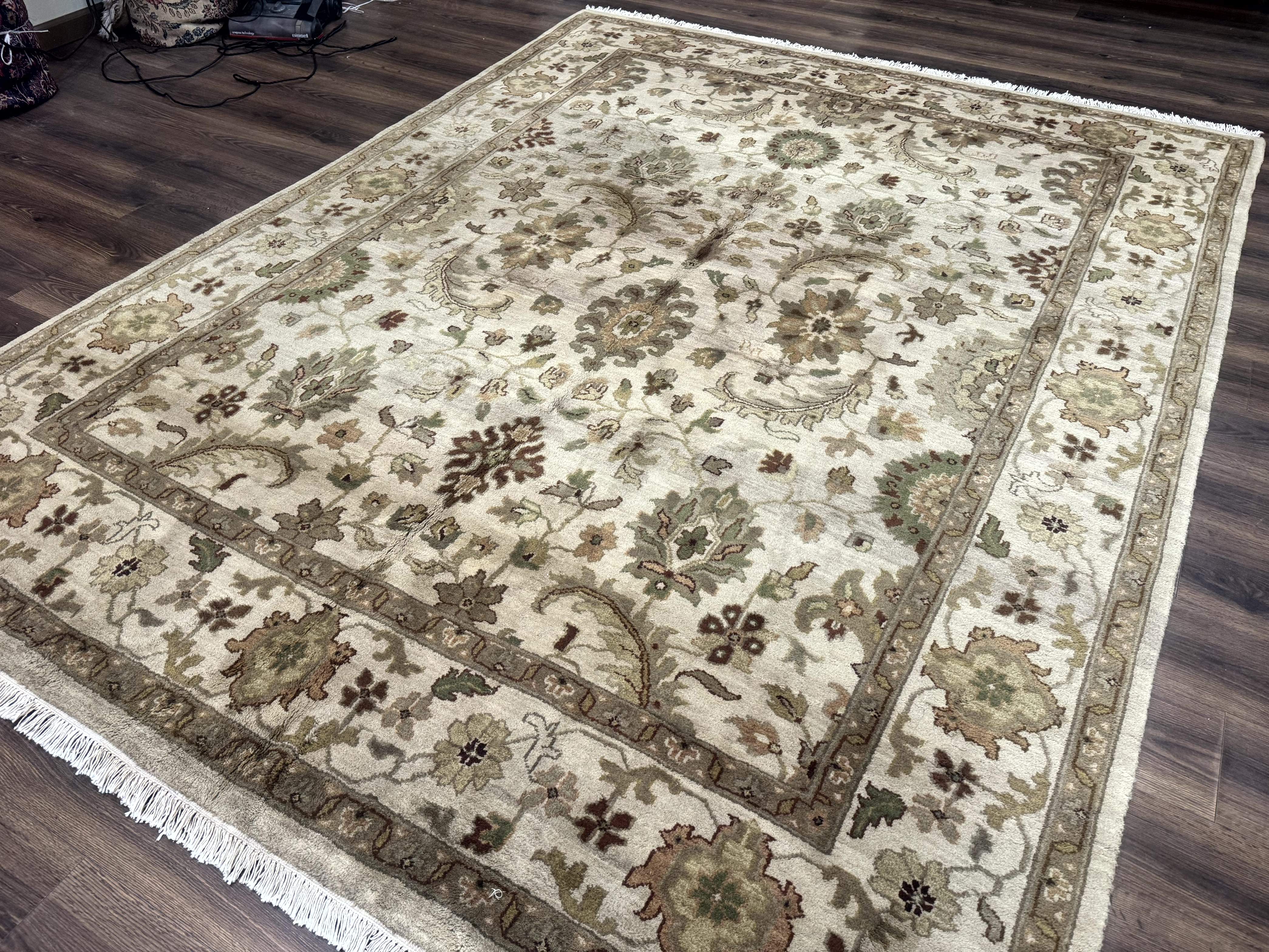 Indo Persian Mahal Rug 8x10 – Hand-Knotted Wool Carpet - Jewel Rugs