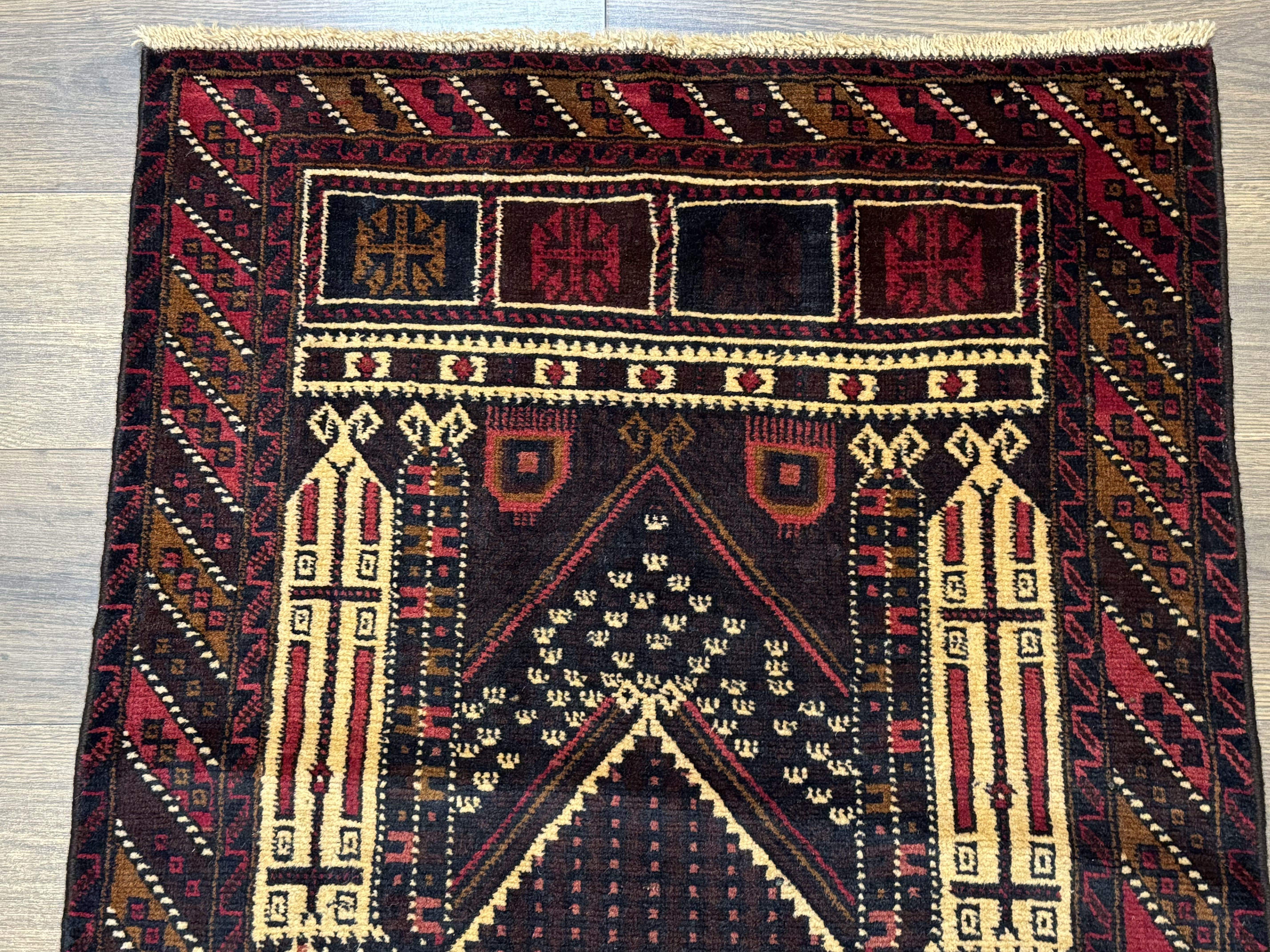 Persian Baluchi Prayer Rug 3x5 - Jewel Rugs