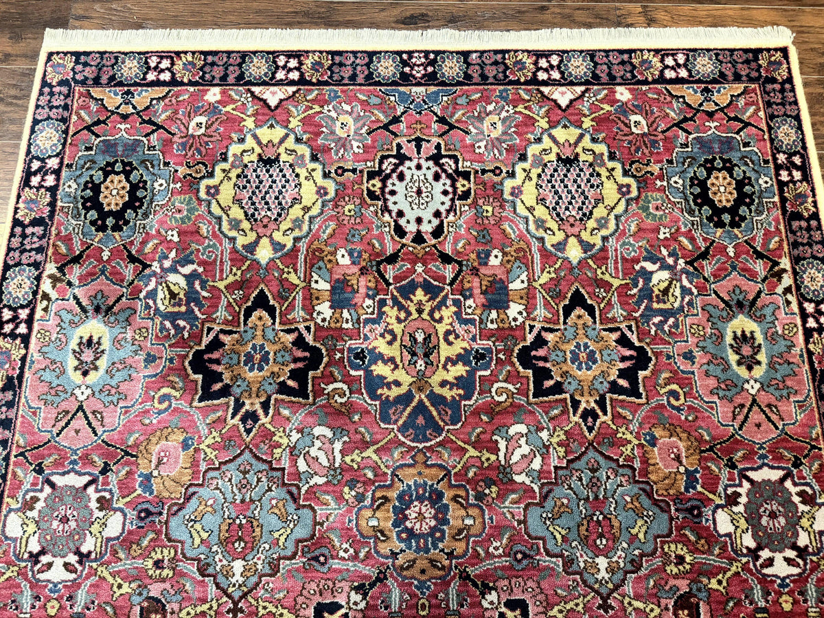 Karastan Rug 5.9 x 9 Williamsburg Kirman Vase #557, Vintage Discontinu ...