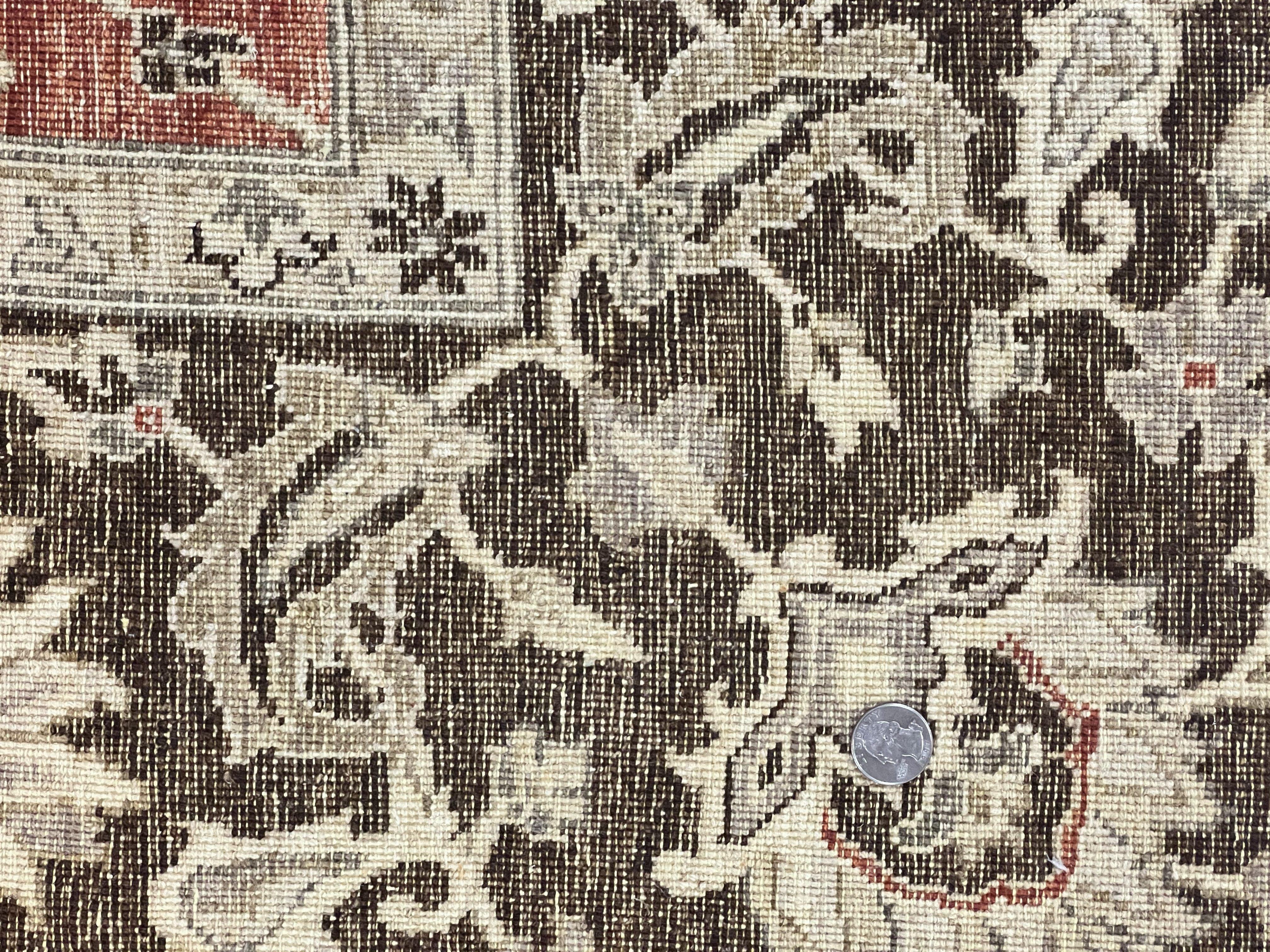 Pakistani Oriental Rug 6x9, Red, Floral Allover, Handmade Wool Rug, Peshawar Chobi Rug, Pak Persian Carpet 6 x 9 - Jewel Rugs