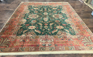 Karastan Rug 8.8 x 10 Samovar Teawash Agra #900-905, Vintage Wool Karastan Area Rug