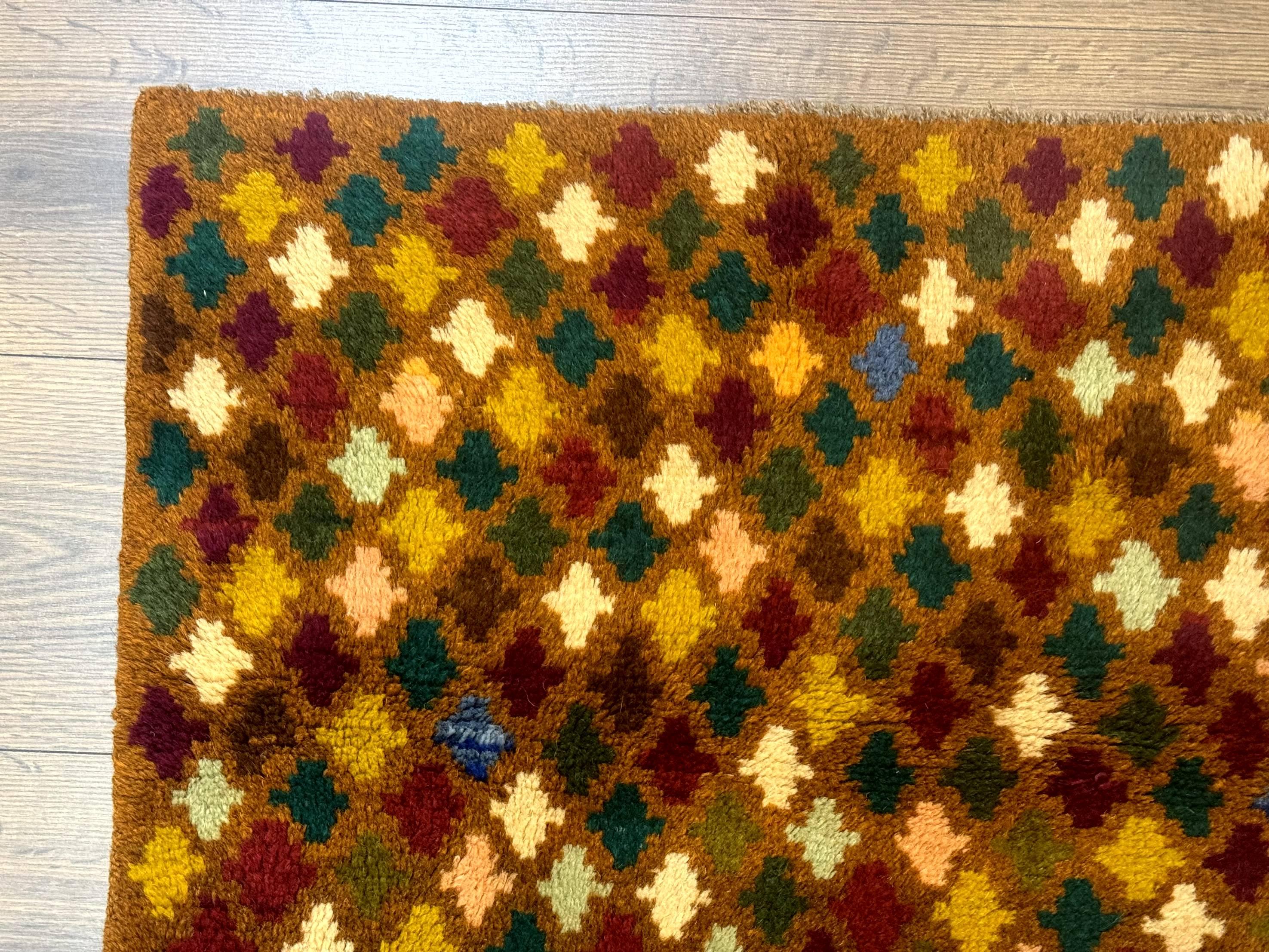 Balouch Rug 3x4, Burnt-Orange, Multicolor, Afghan Rug - Jewel Rugs