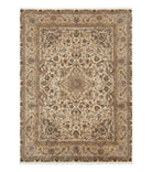 Sino Persian Rug 8x12, Wool & Silk, Traditional Elegant Carpet, Fine 200 KPSI