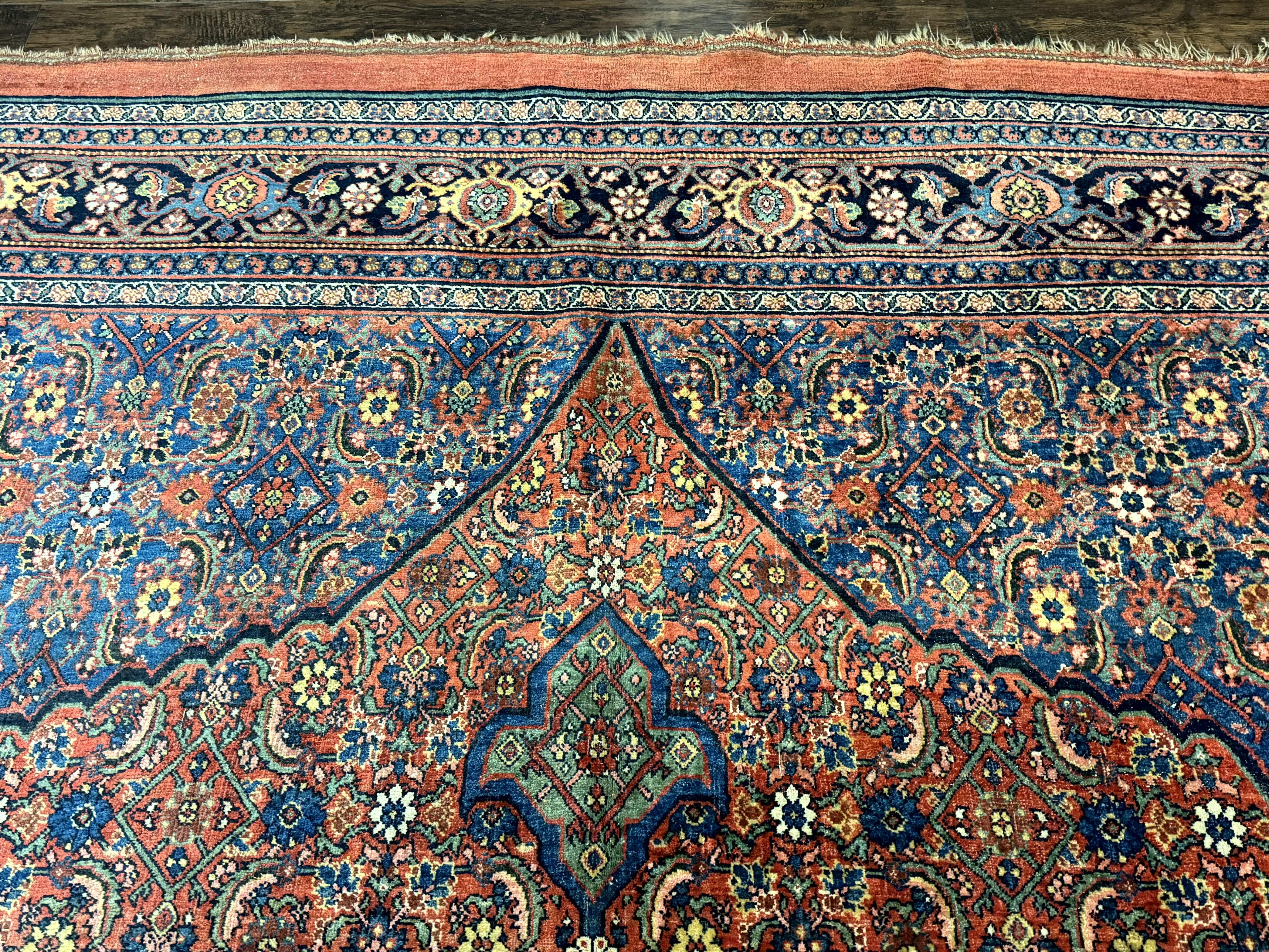 Antique Persian Bijar Rug 7x15 - Jewel Rugs
