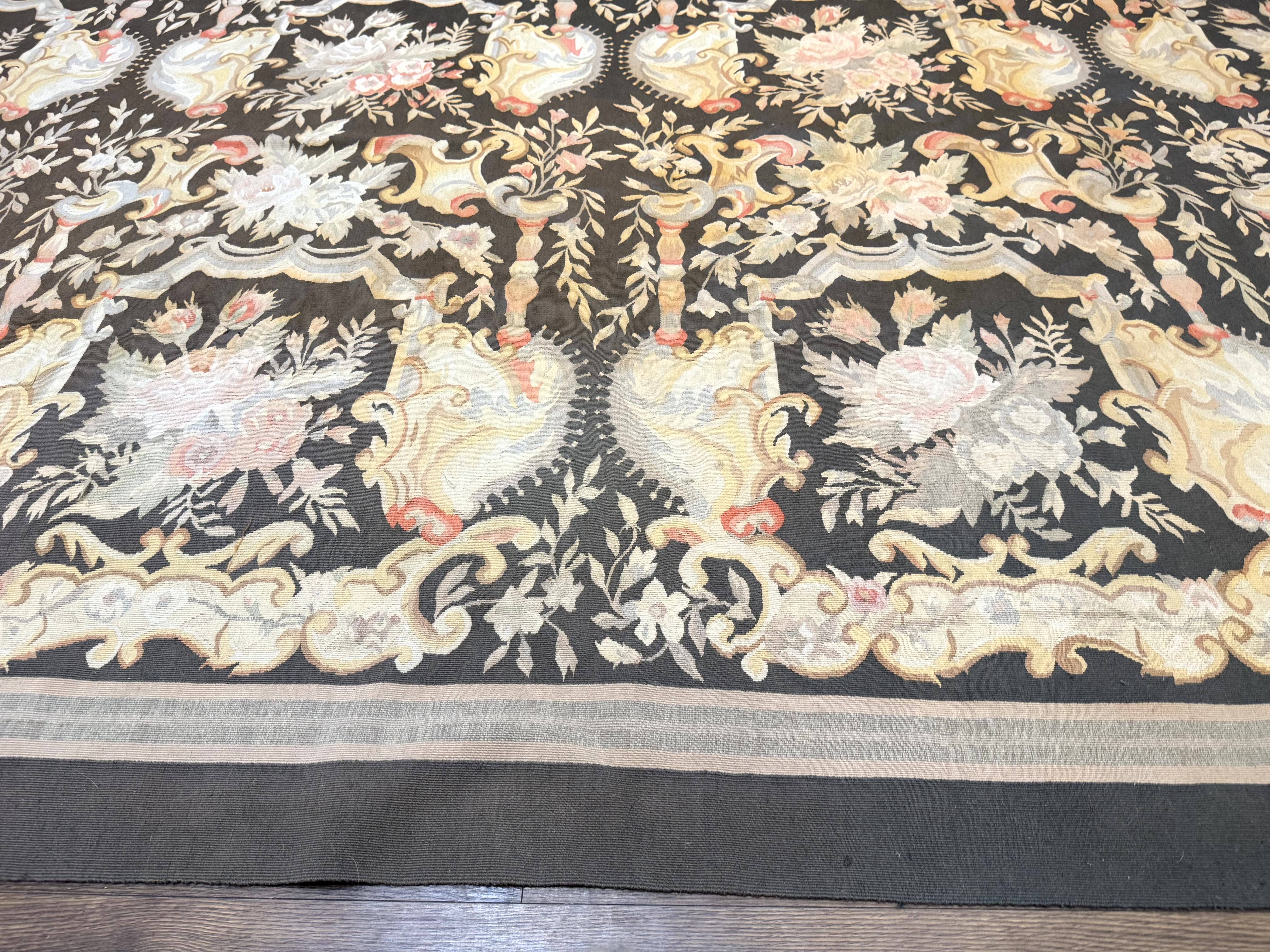Palace Size Aubusson Rug 12x18 - Jewel Rugs