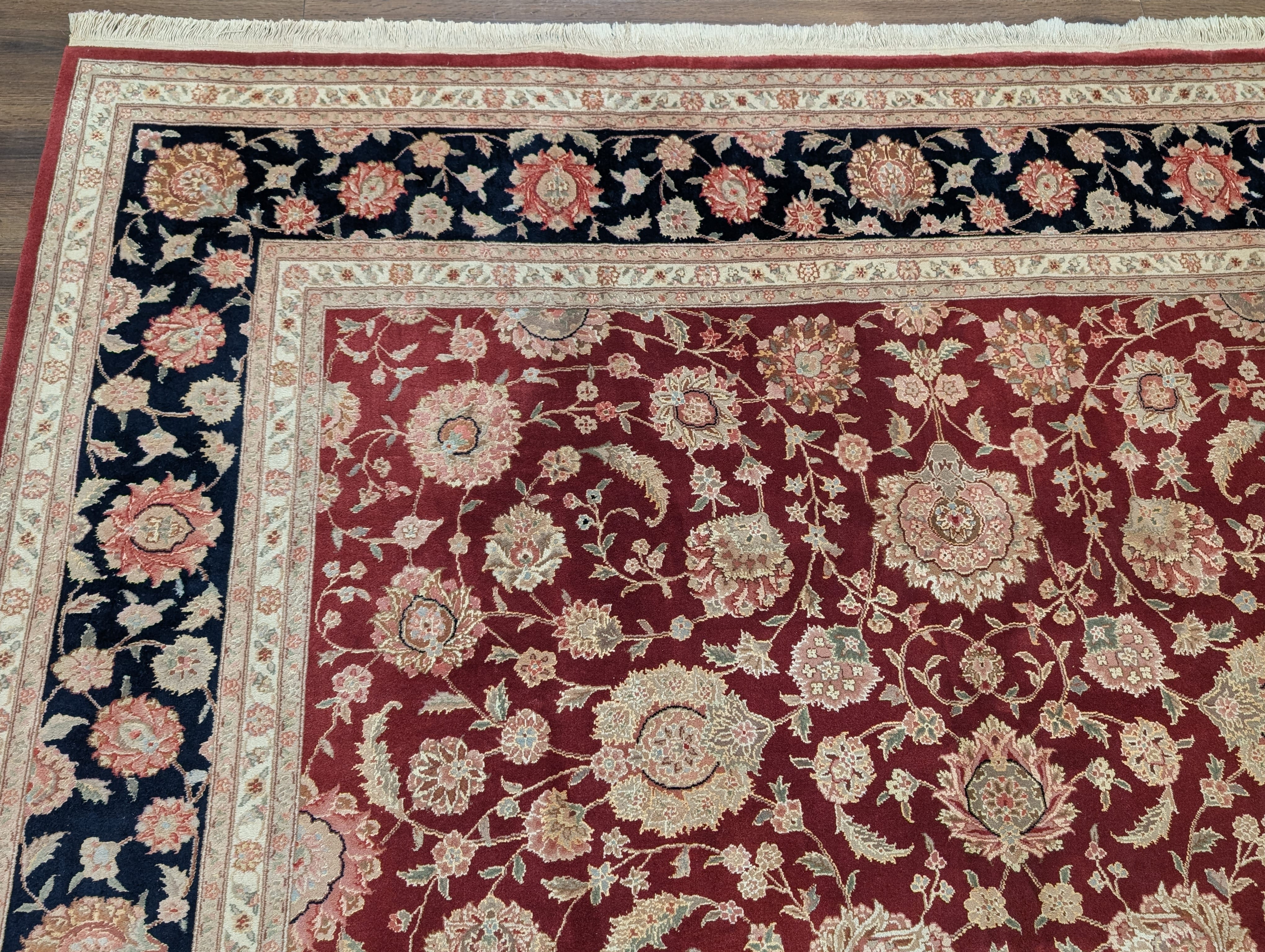 Pak Persian Rug 8x10, Allover Design, Hand-Knotted Wool Carpet, 200 KPSI - Jewel Rugs