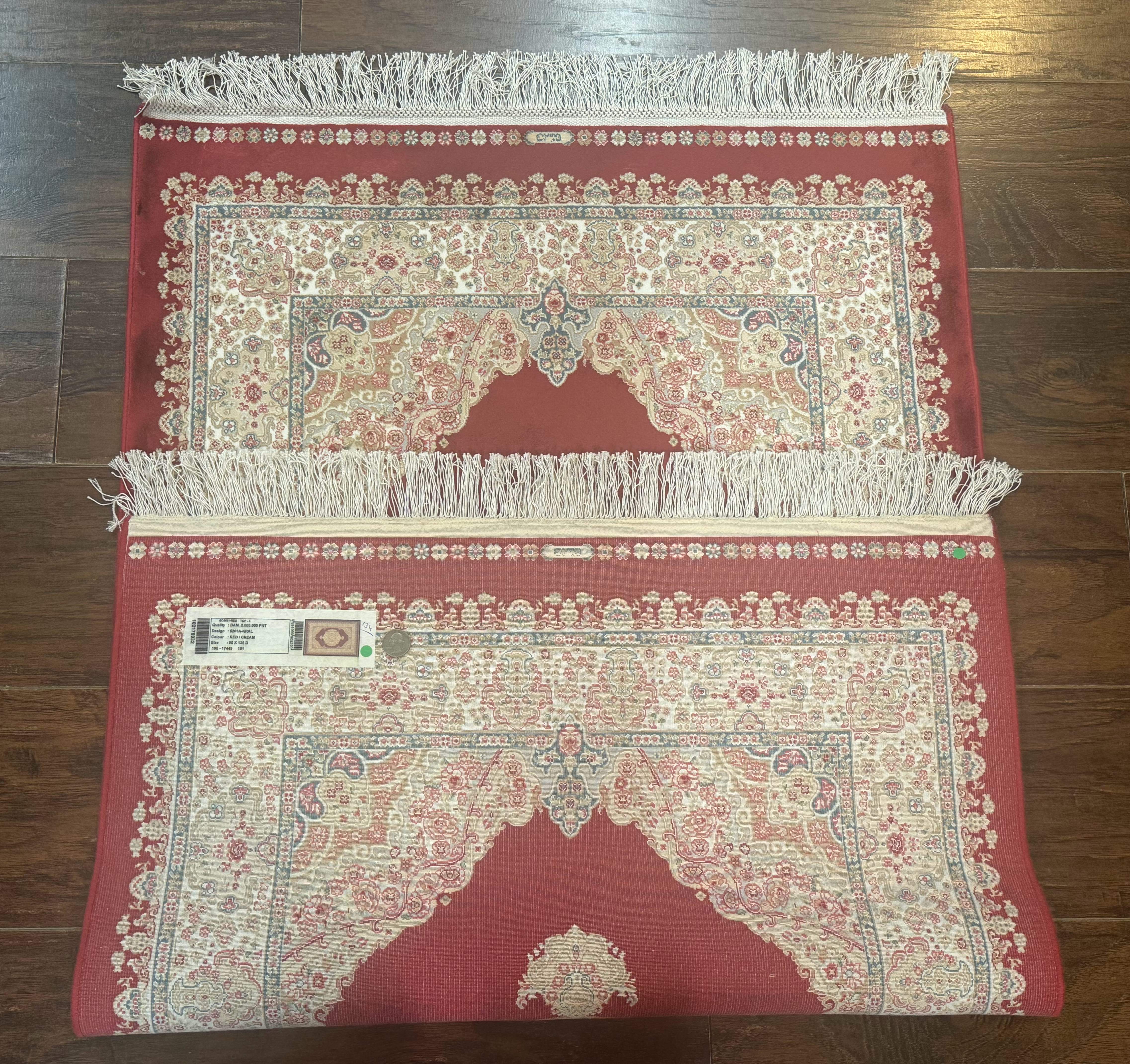 Turkish Silk Rug 2.6 x 4, Medallion, Dark Red, Fine, Bamboo Silk - Jewel Rugs