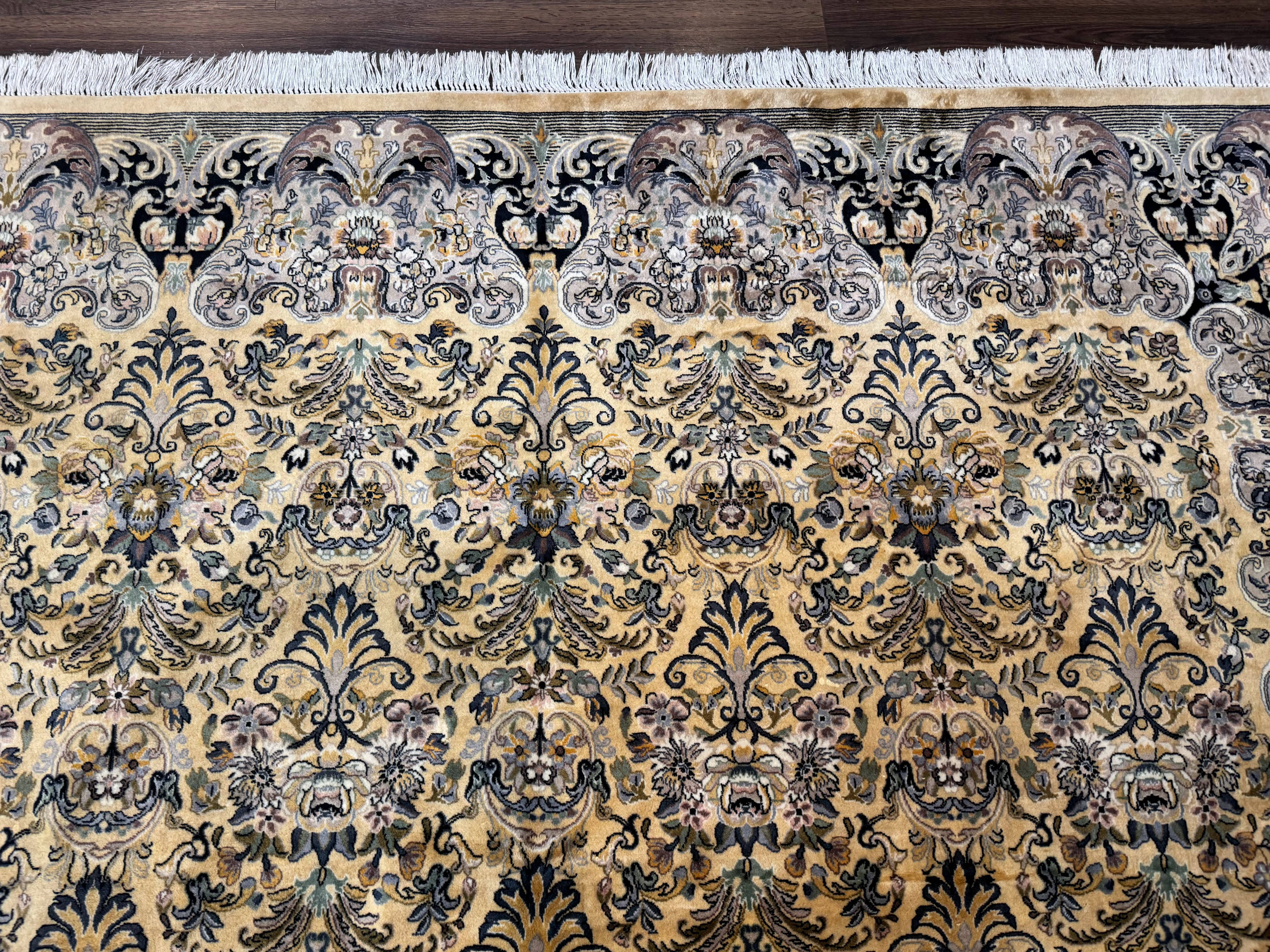 Pak Persian Rug 8x10, Allover Pattern, Fine 225 KPSI, Cream - Jewel Rugs