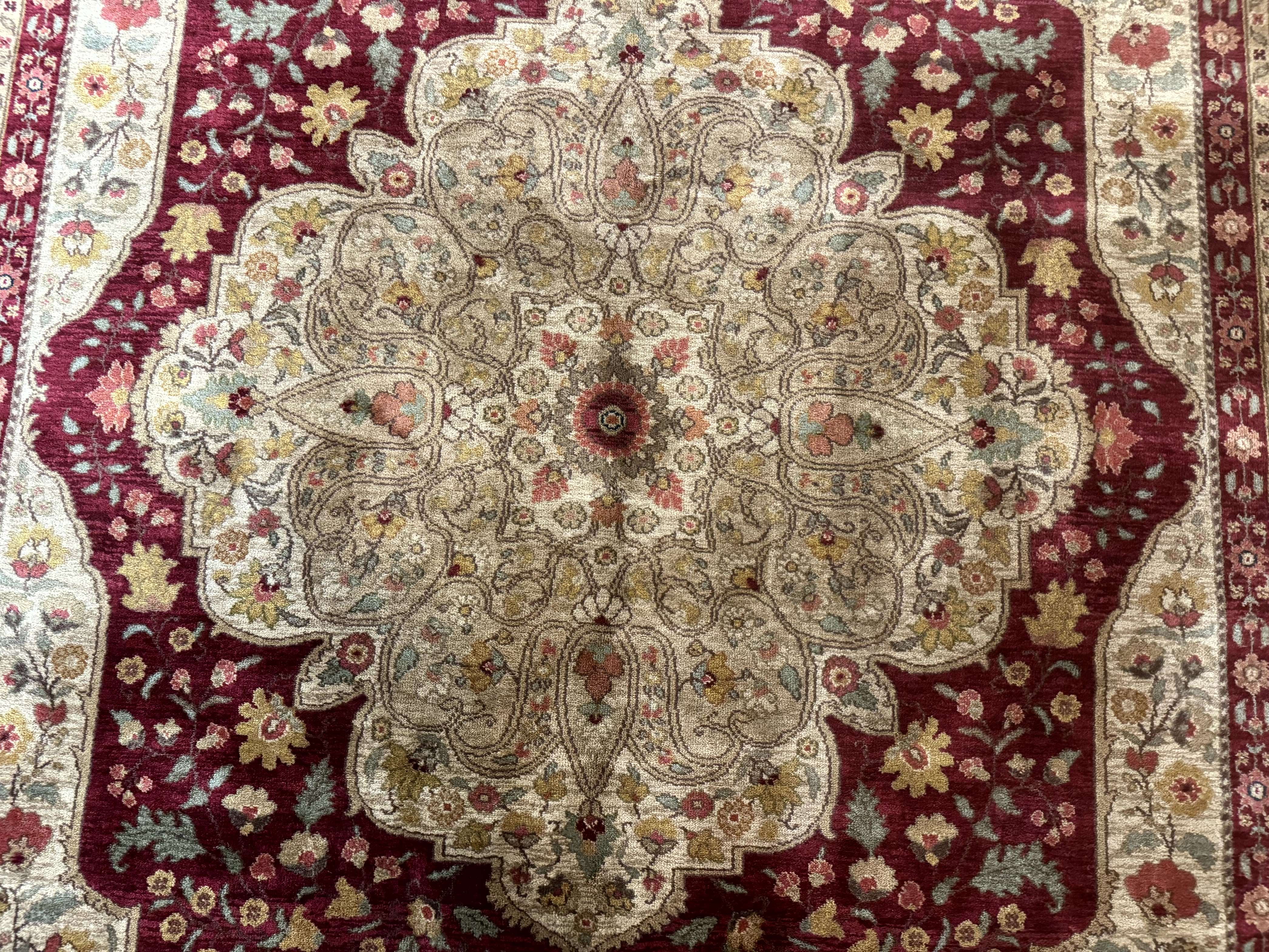 Karastan Rug 8.8 x 12, Antique Legends Royal Tabriz, Wool Pile, Vintage, Rare - Jewel Rugs