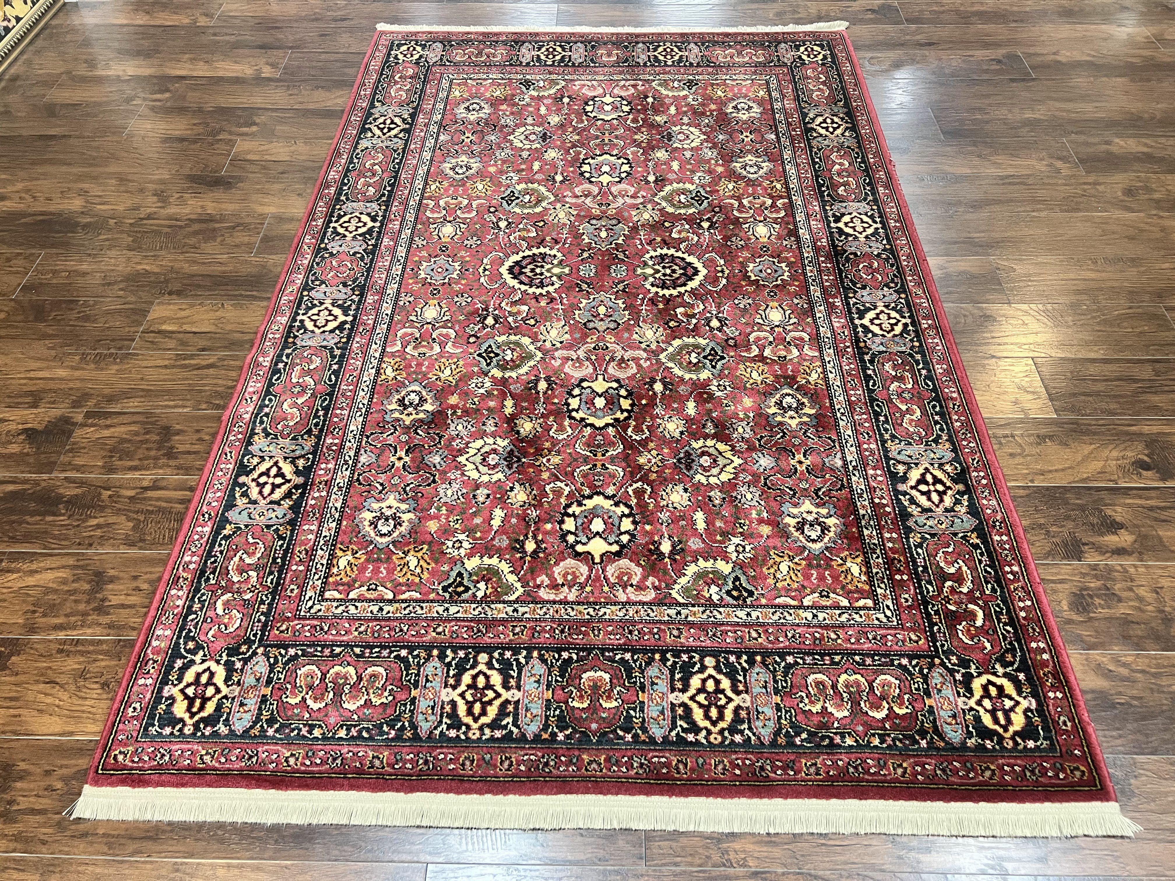 Karastan Rug 6x9, Williamsburg Herati #558, Wool Karastan Carpet, Vintage Karastan Persian Area Rug, Wool Pile - Jewel Rugs