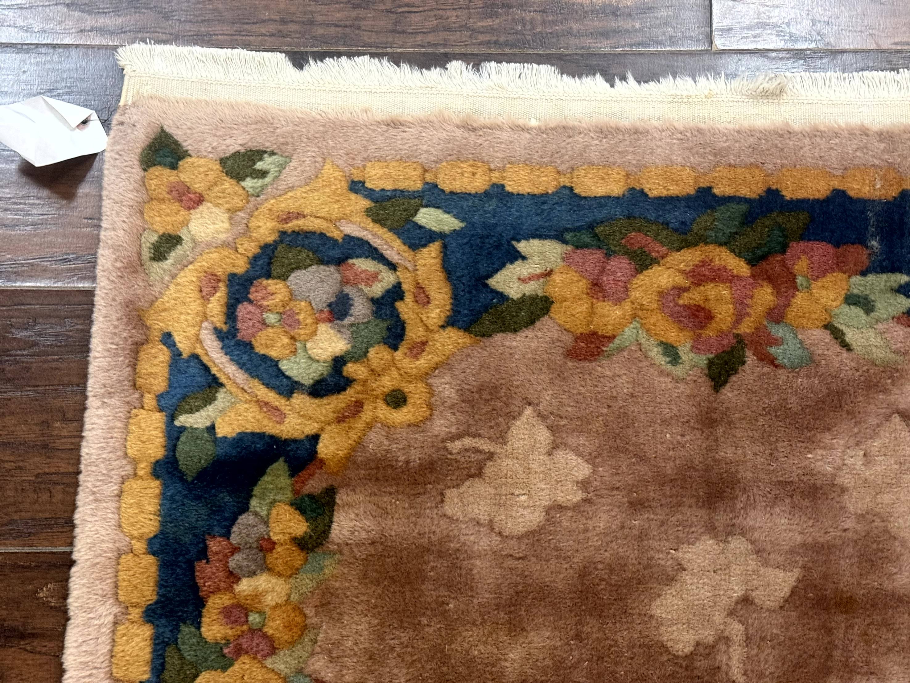 Chinese Wool Rug 3x5, Vintage 90 Line Carpet, Small Art Deco Rug - Jewel Rugs