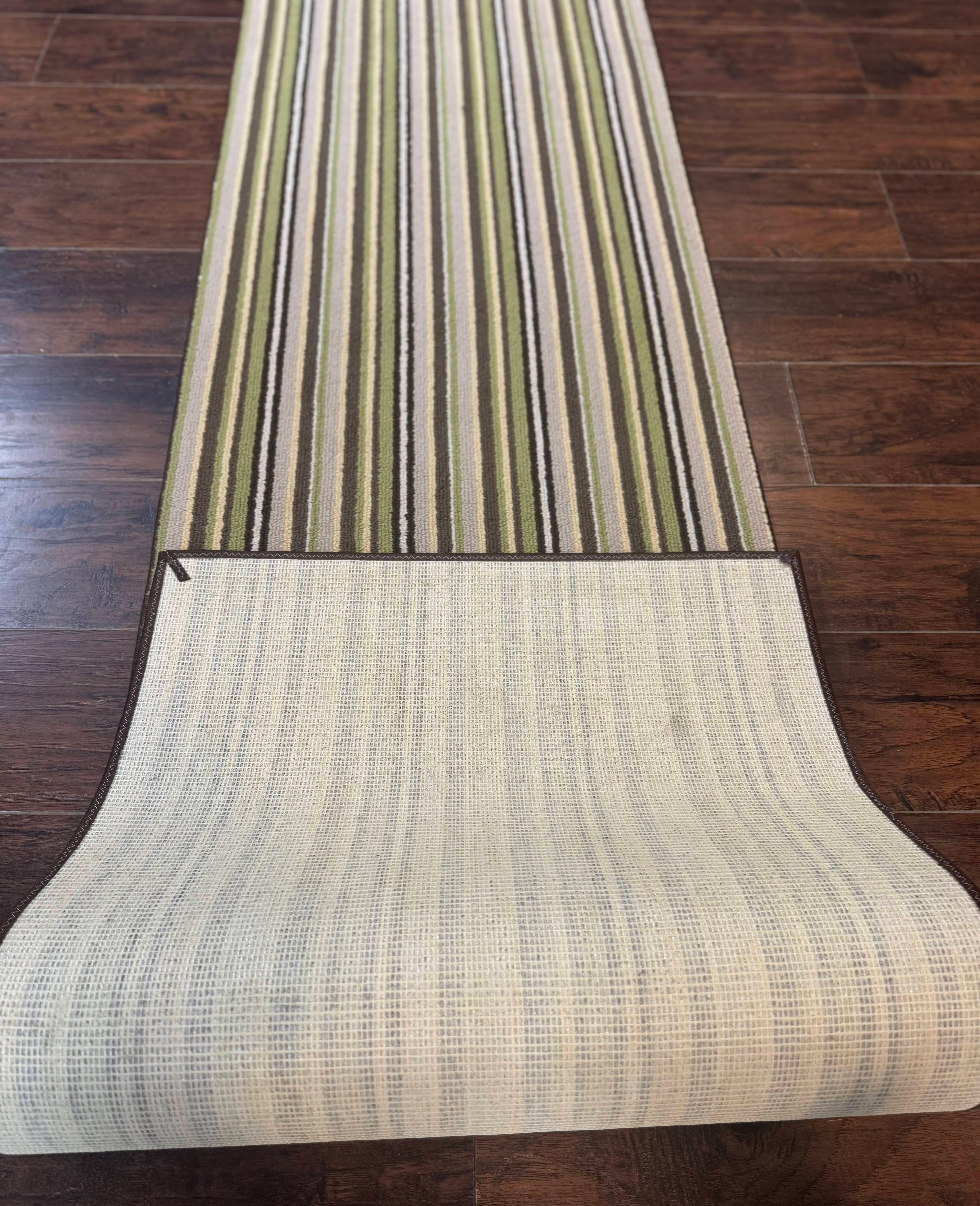 Stark Power Loomed Striped Runner Rug 2x10, Multicolor Vintage Stark Carpet - Jewel Rugs