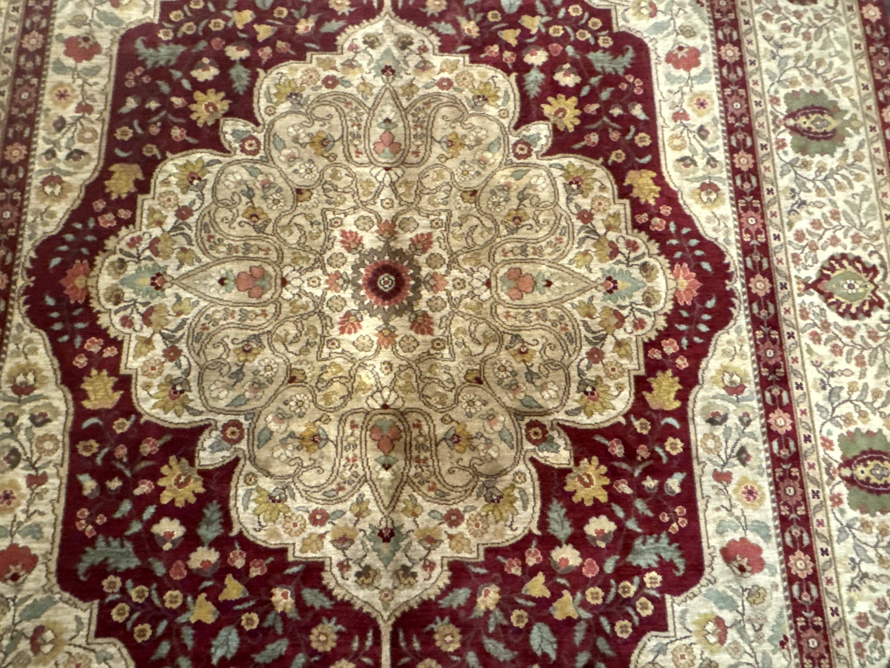 Karastan Rug 8.8 x 12, Antique Legends Royal Tabriz, Wool Pile, Vintage, Rare Design - Jewel Rugs