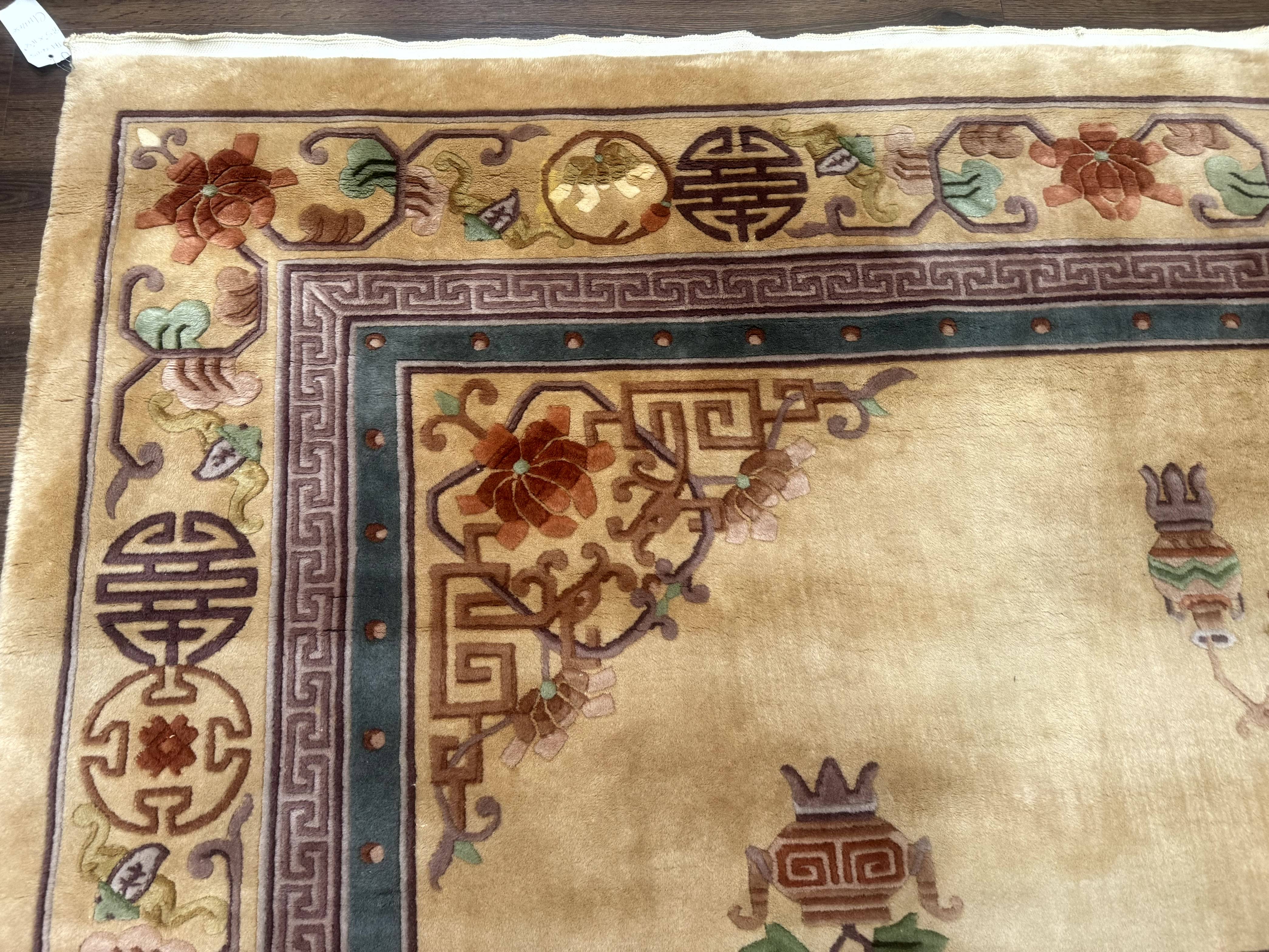 Chinese Wool Rug 8x12, Chinese 90 Line Rug - Jewel Rugs