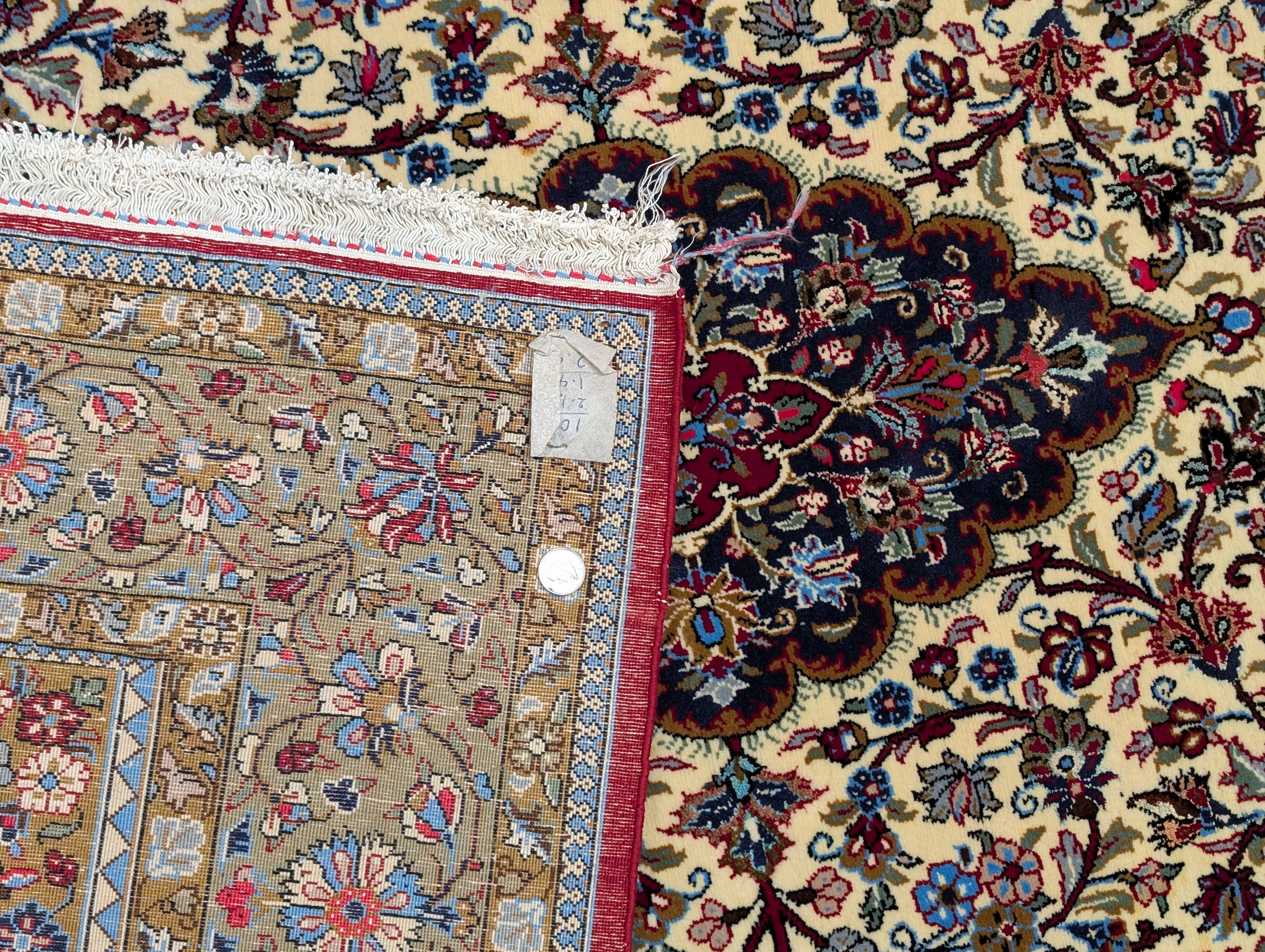 Persian Qum Rug 5x7, Fine 290 KPSI, Hand Knotted, Pair A - Jewel Rugs