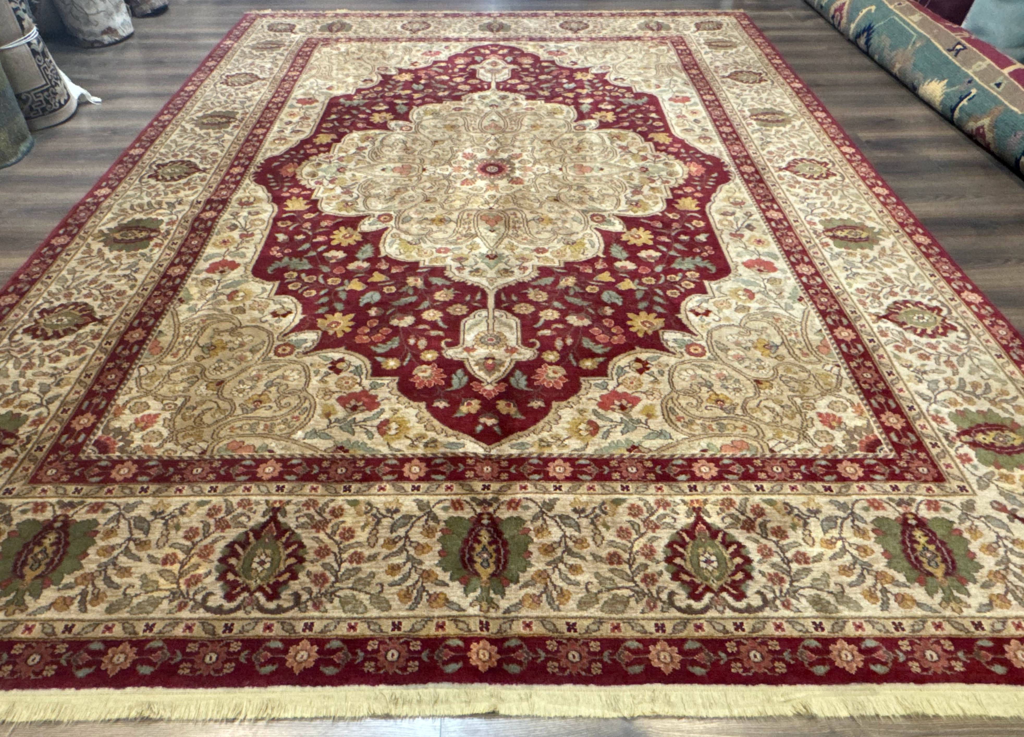 Karastan Rug 8.8 x 12, Antique Legends Royal Tabriz, Wool Pile, Vintage, Rare Design - Jewel Rugs