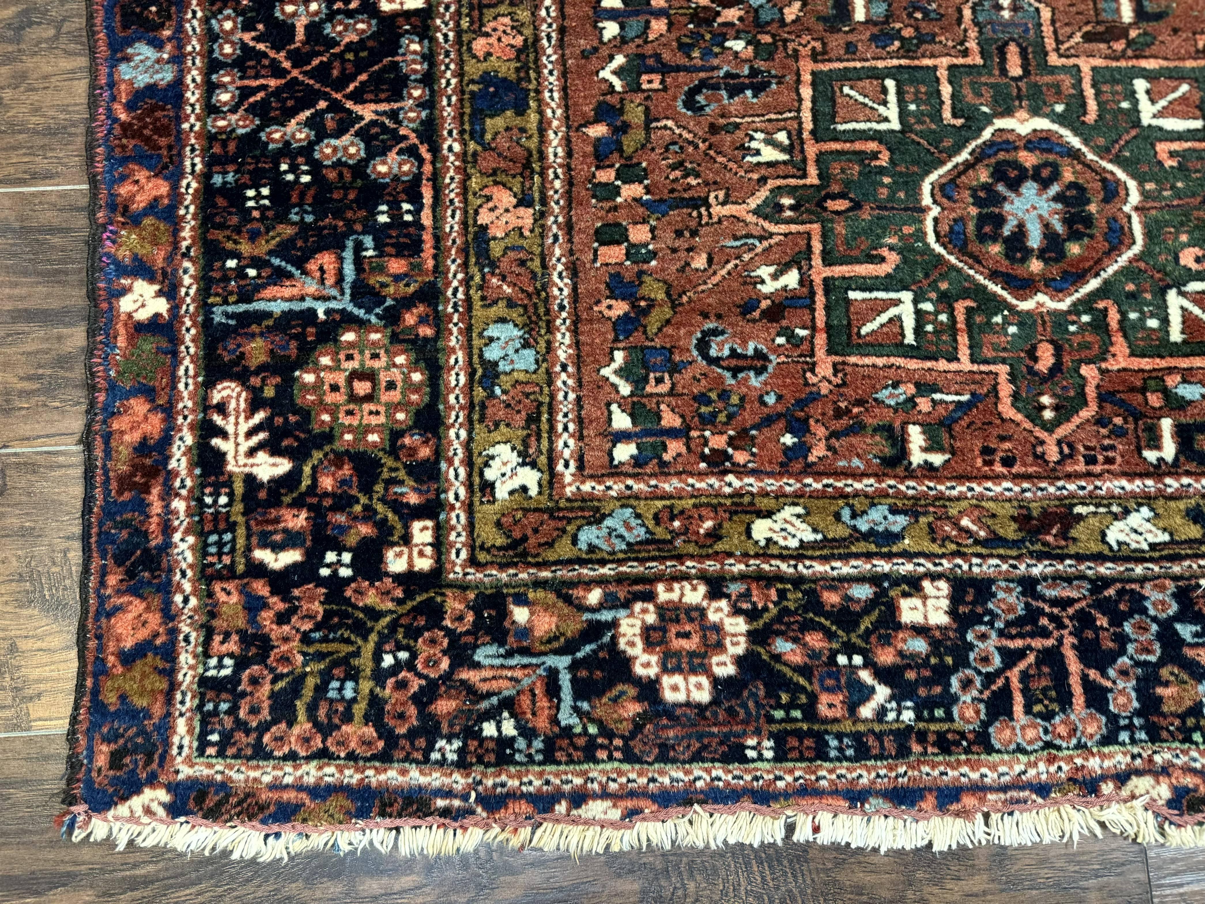 Antique Persian Karajeh Heriz Rug 5x6 - Jewel Rugs