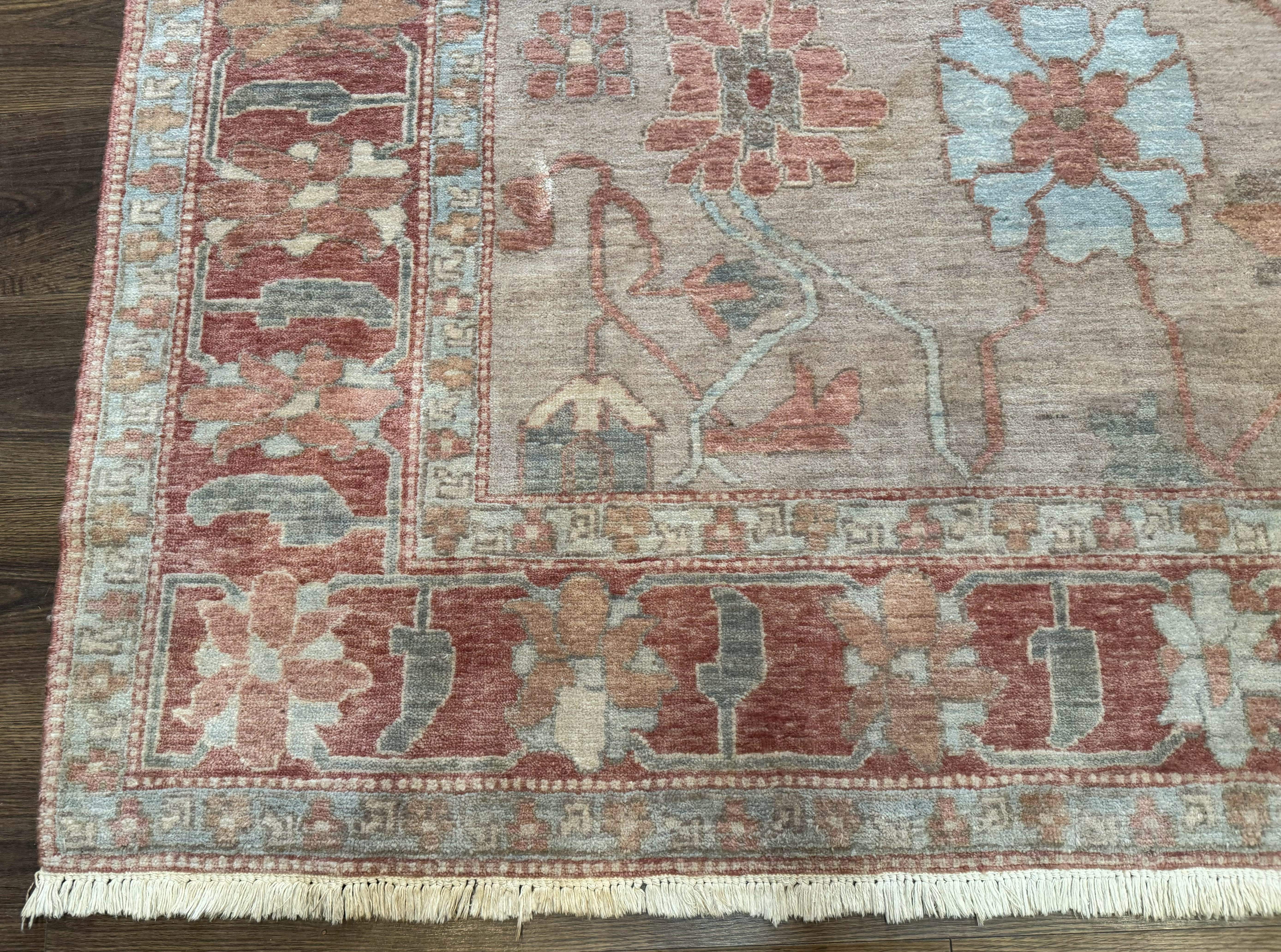 Turkish Oushak Rug 10x14, Rug for Modern Home, Soft Thick Pile, Muted Colors - Jewel Rugs