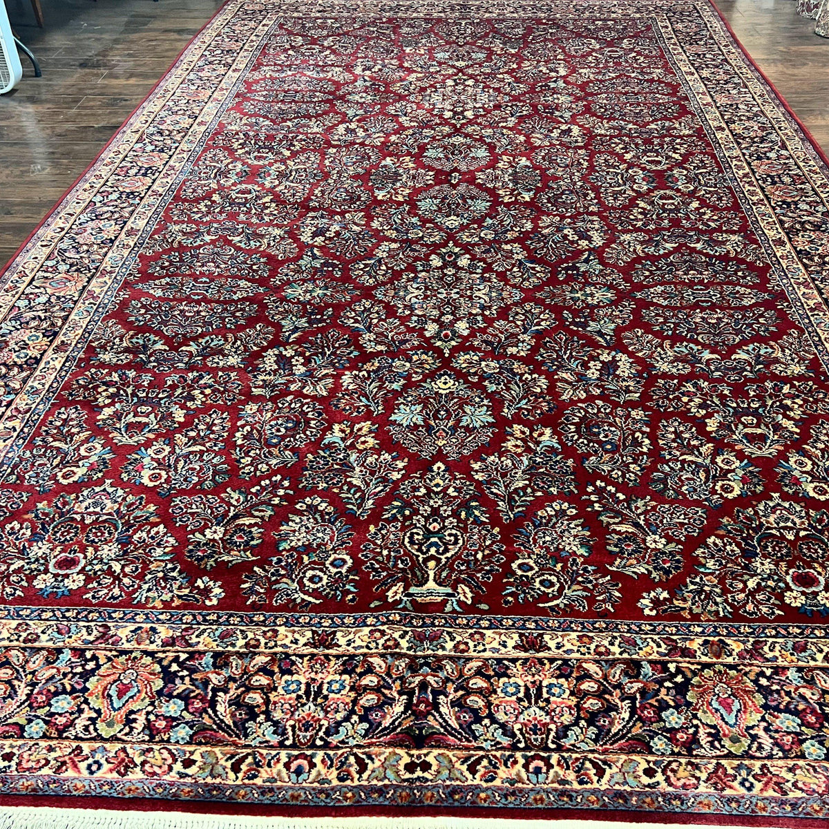 Karastan Rug 10x18 Red Sarouk #785, Wool Karastan Carpet, Original 700 ...