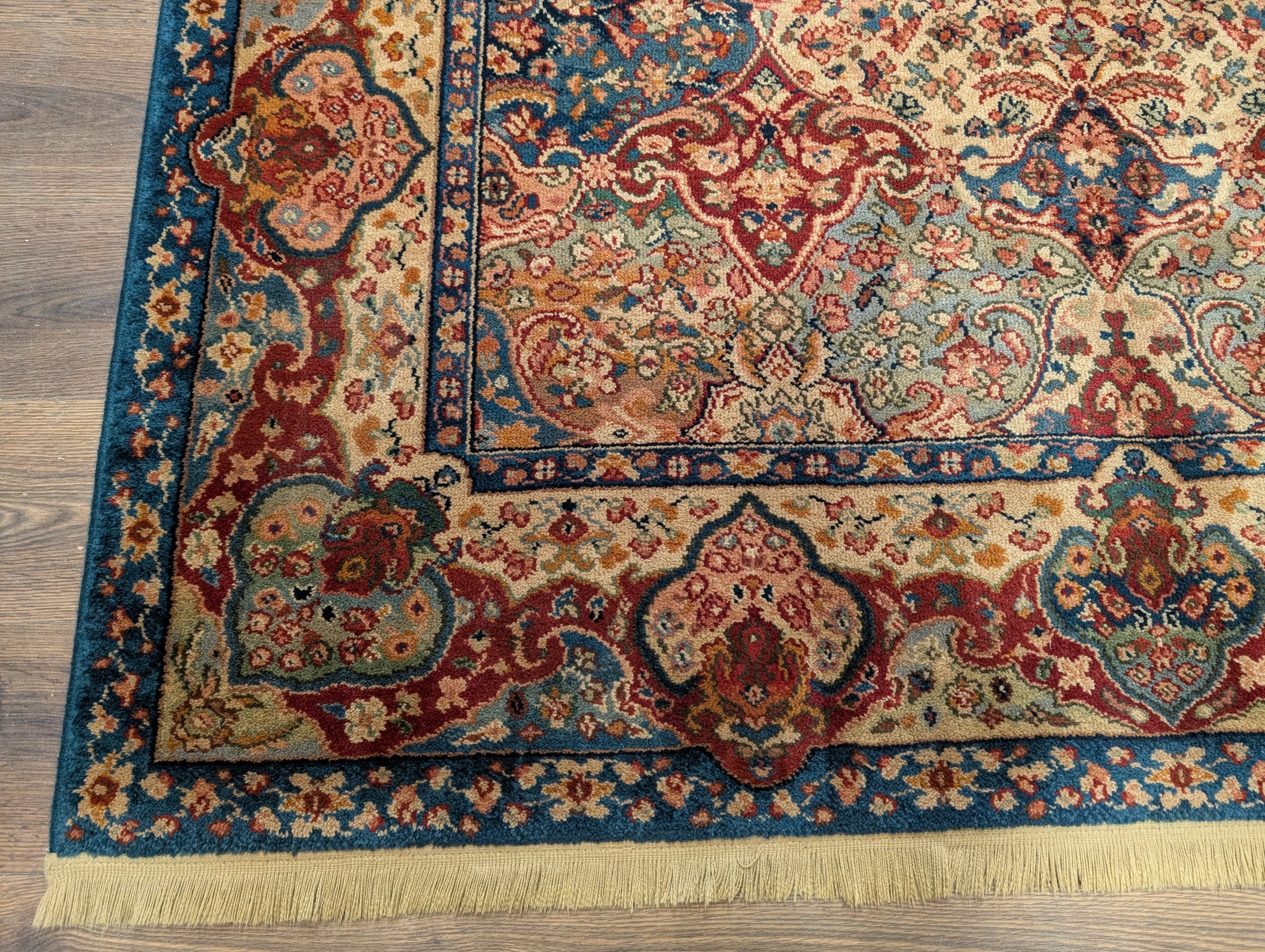 Karastan Rug 5.9 x 9, Samovar Teawash Kirman Panel #900-902, Wool Pile Vintage, Rare - Jewel Rugs