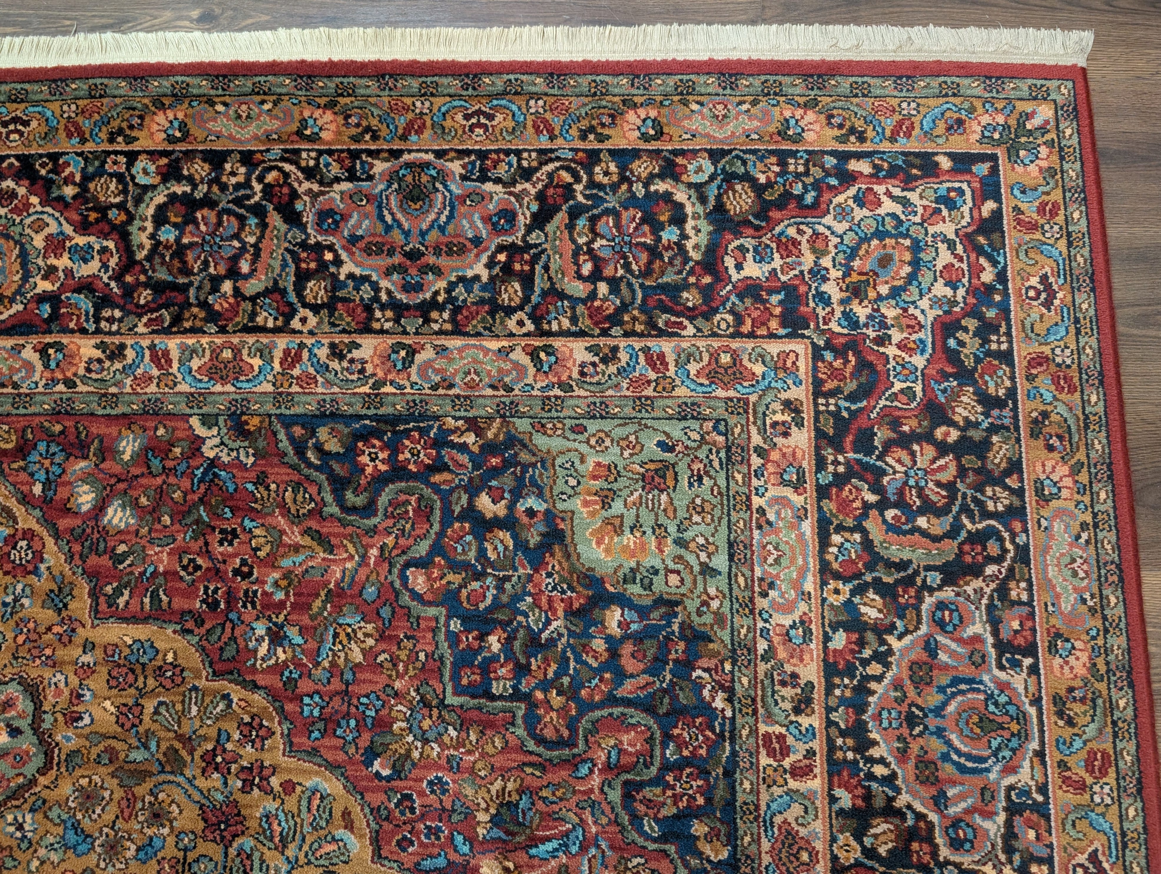 Karastan Rug 8.8 x 12 Medallion Kirman #700/718, Original 700 Series, Discontinued Vintage Wool Carpet - Jewel Rugs