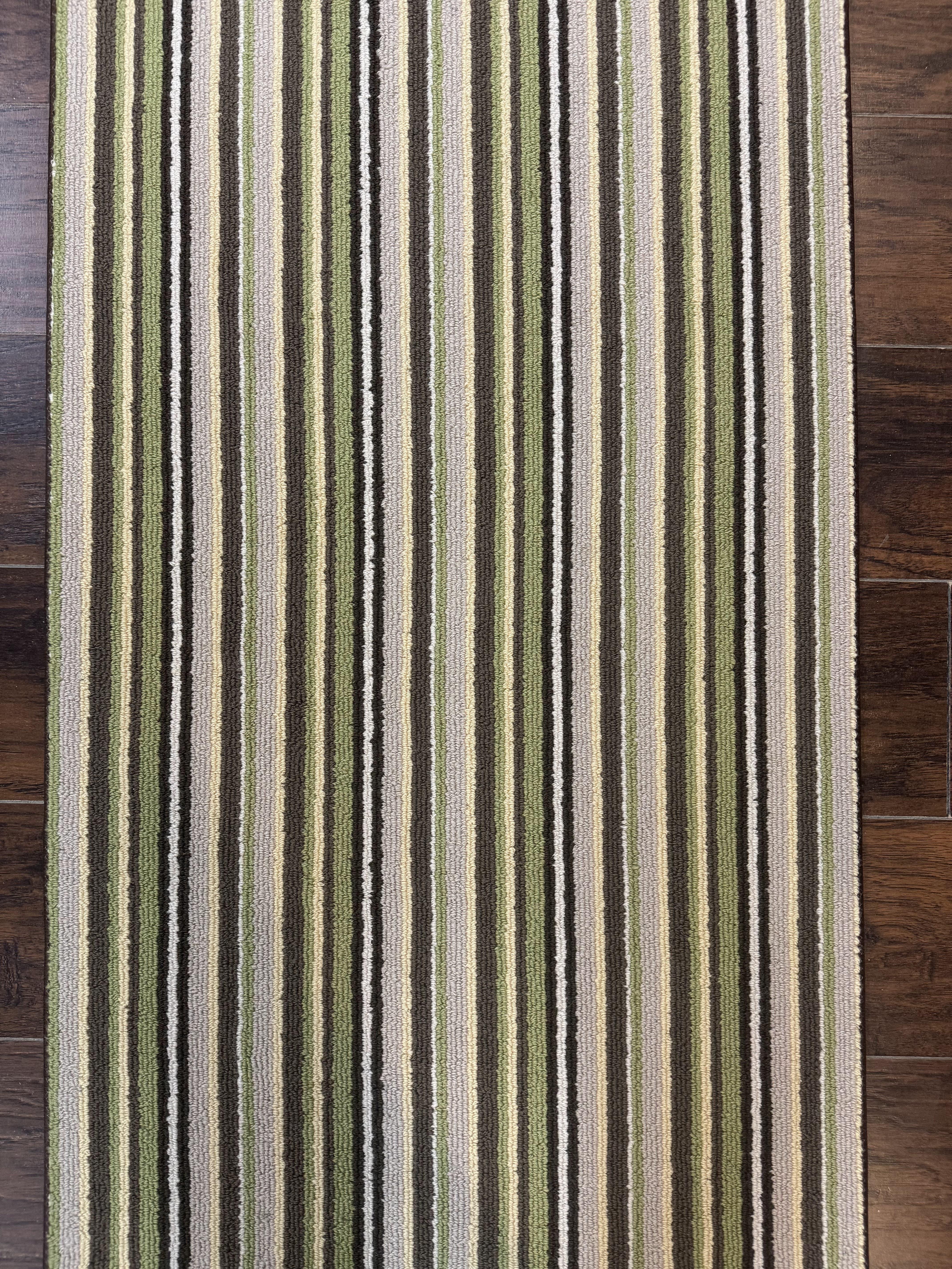 Stark Power Loomed Striped Runner Rug 2x10, Multicolor Vintage Stark Carpet - Jewel Rugs