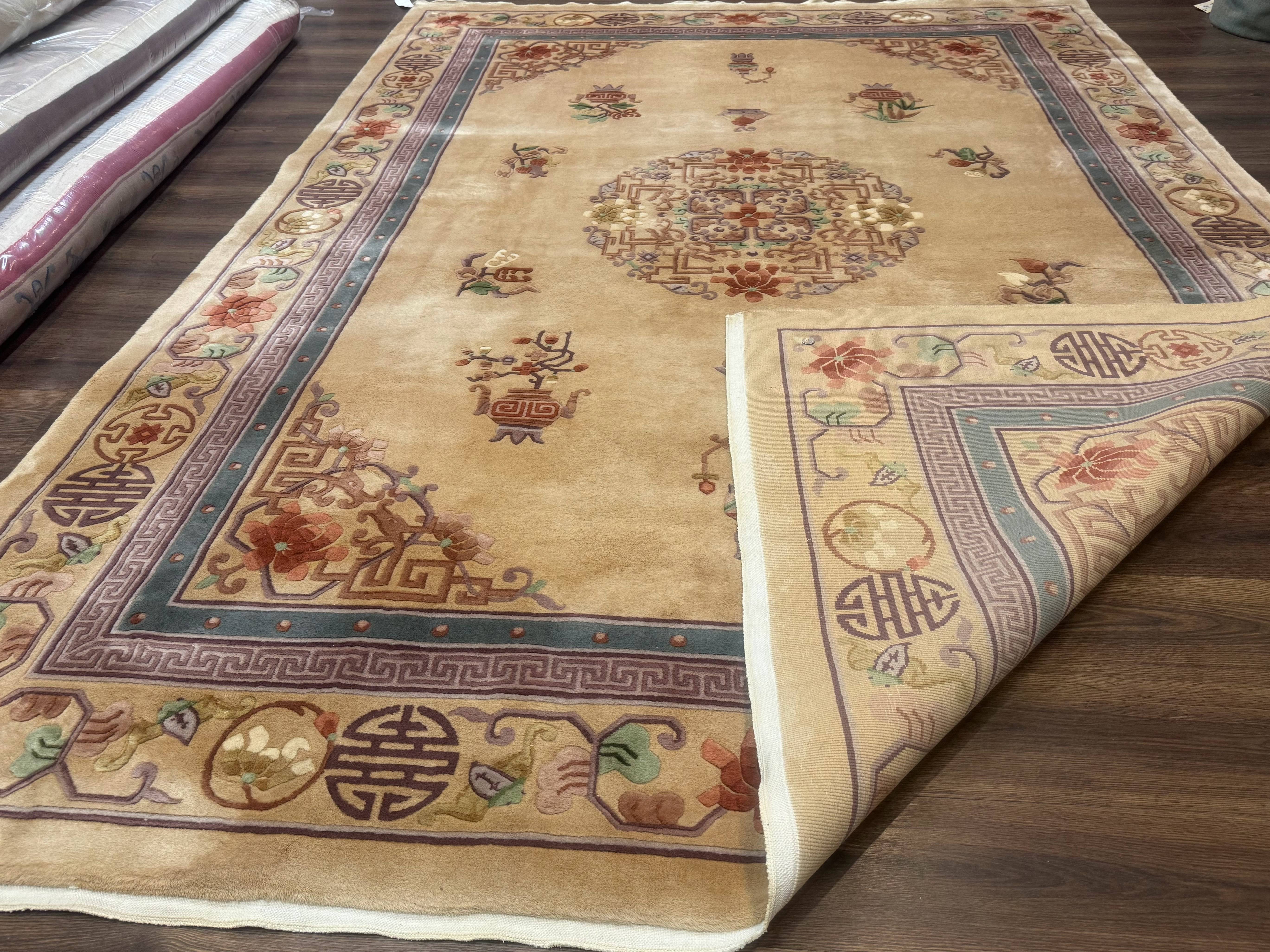 Chinese Wool Rug 8x12, Chinese 90 Line Rug - Jewel Rugs