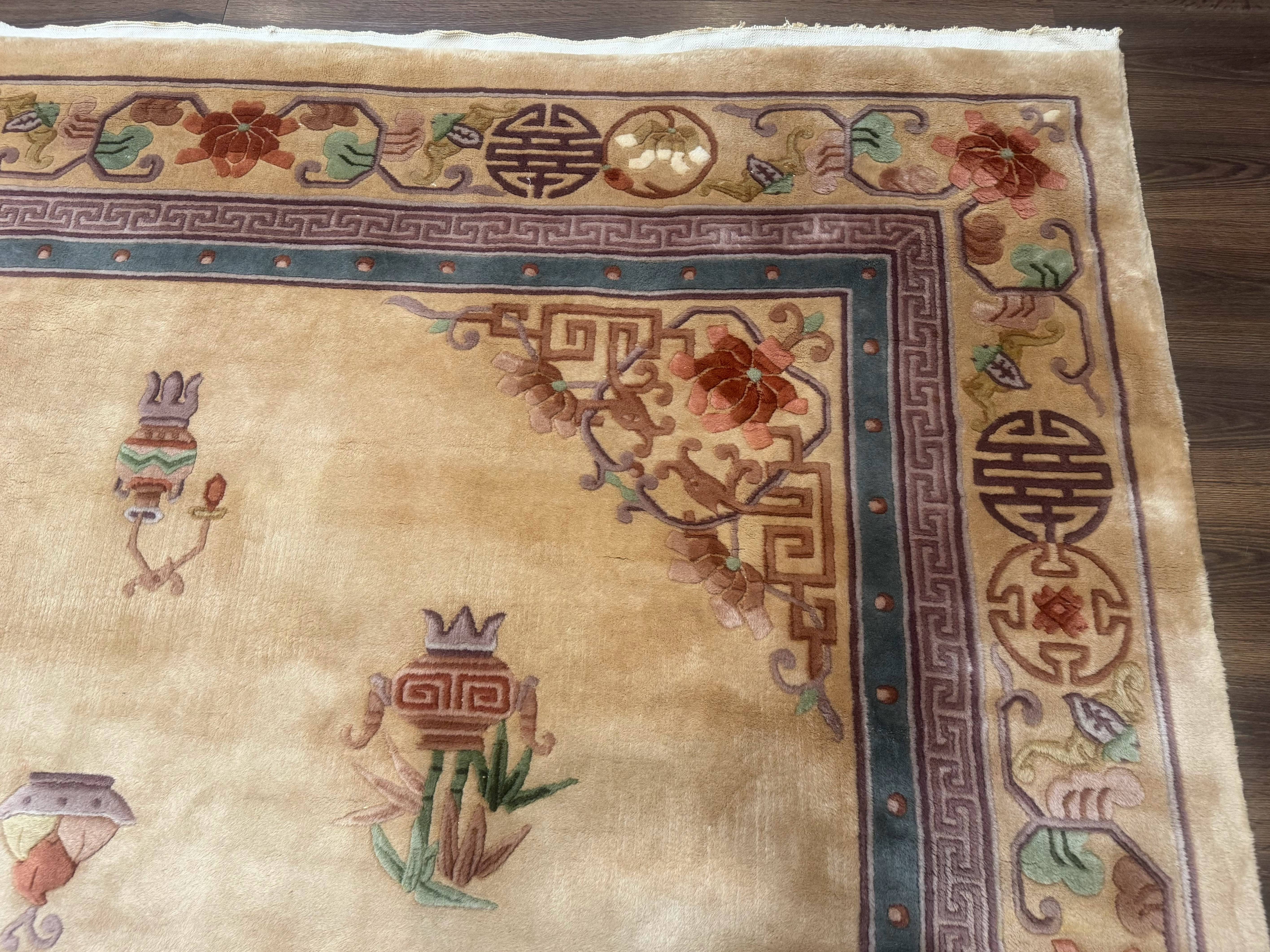 Chinese Wool Rug 8x12, Chinese 90 Line Rug - Jewel Rugs