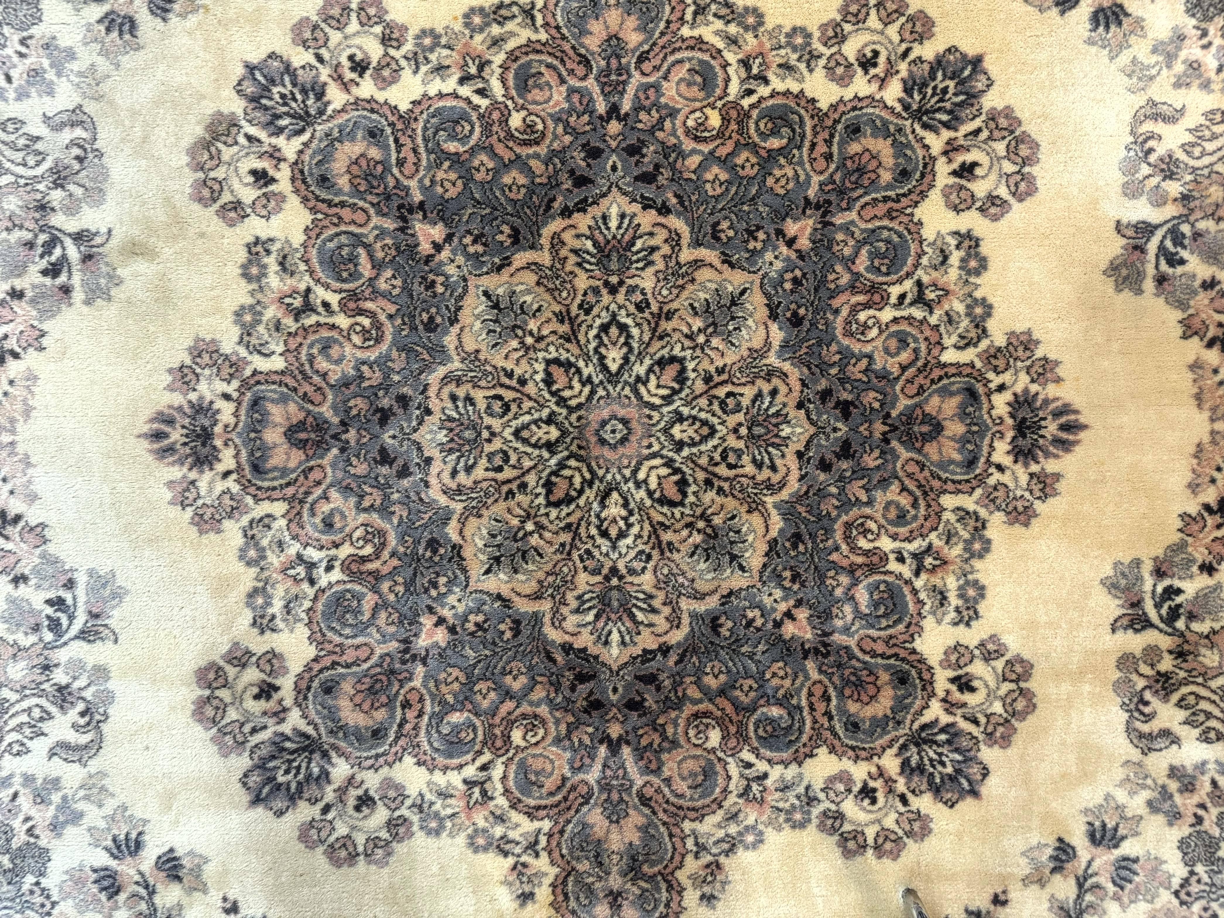 Belgium Power Loomed Wool Rug 6.9 x 9.6, Vintage Oriental Carpet - Jewel Rugs