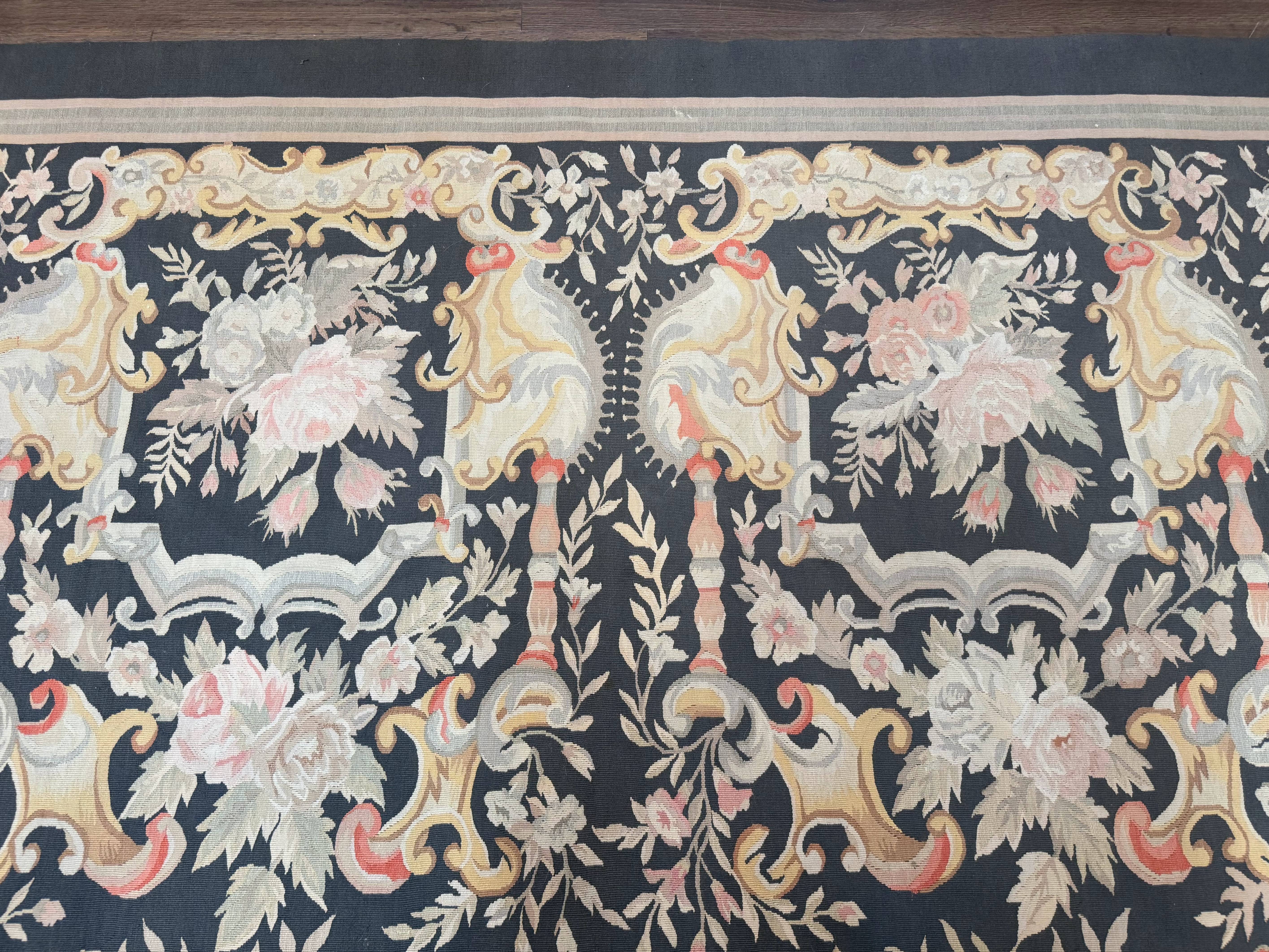 Palace Size Aubusson Rug 12x18 - Jewel Rugs