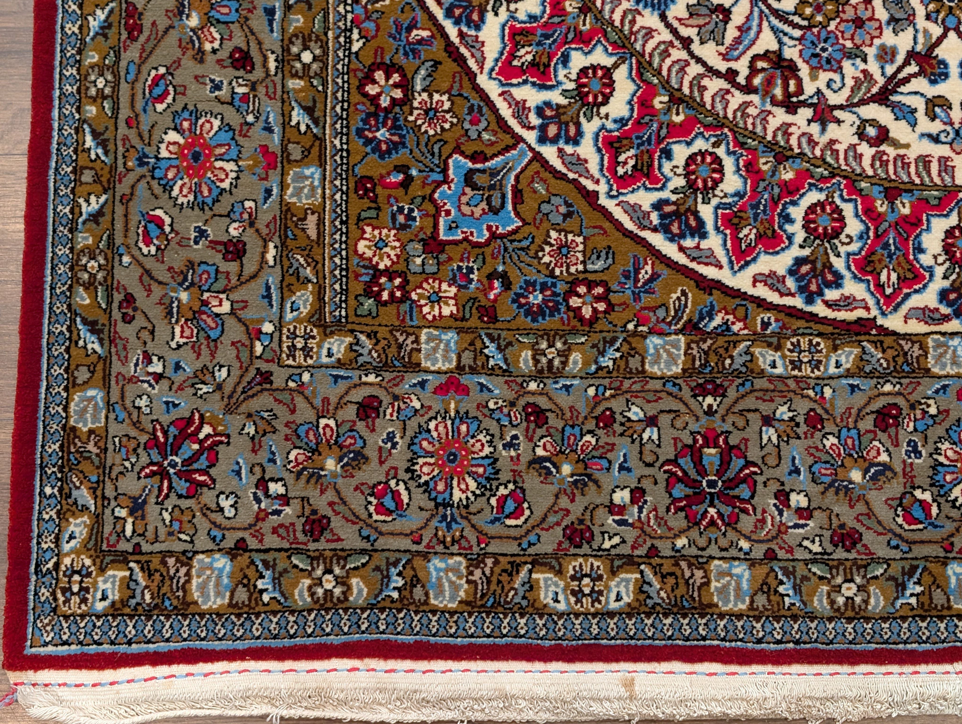Persian Qum Rug 5x7, Fine 290 KPSI, Hand Knotted, Pair B - Jewel Rugs