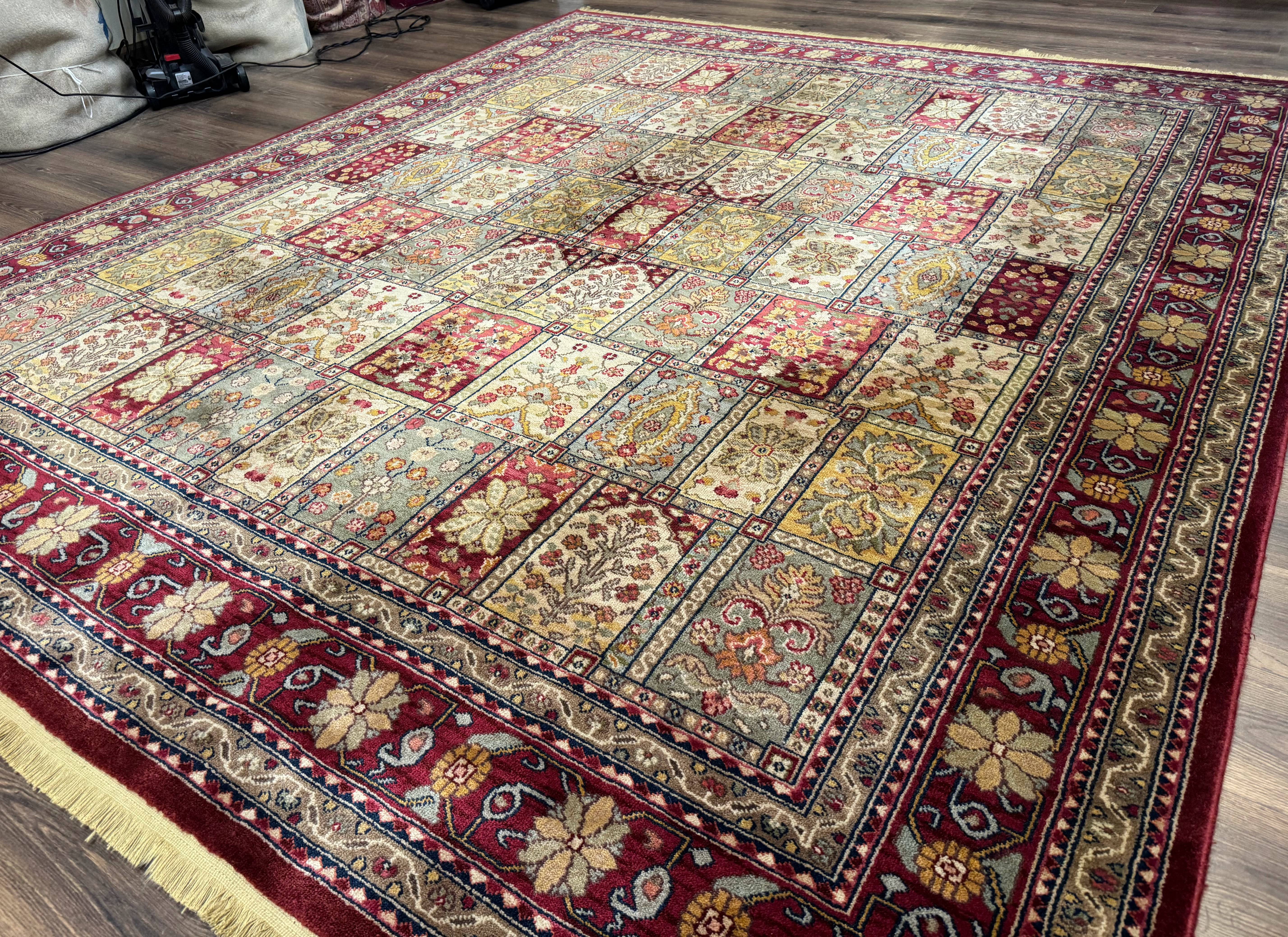 Karastan Bakhtiyari Rug 8.8 x 10, Antique Legends Karastan Wool Carpet #2200-202, Multicolor Panel - Jewel Rugs