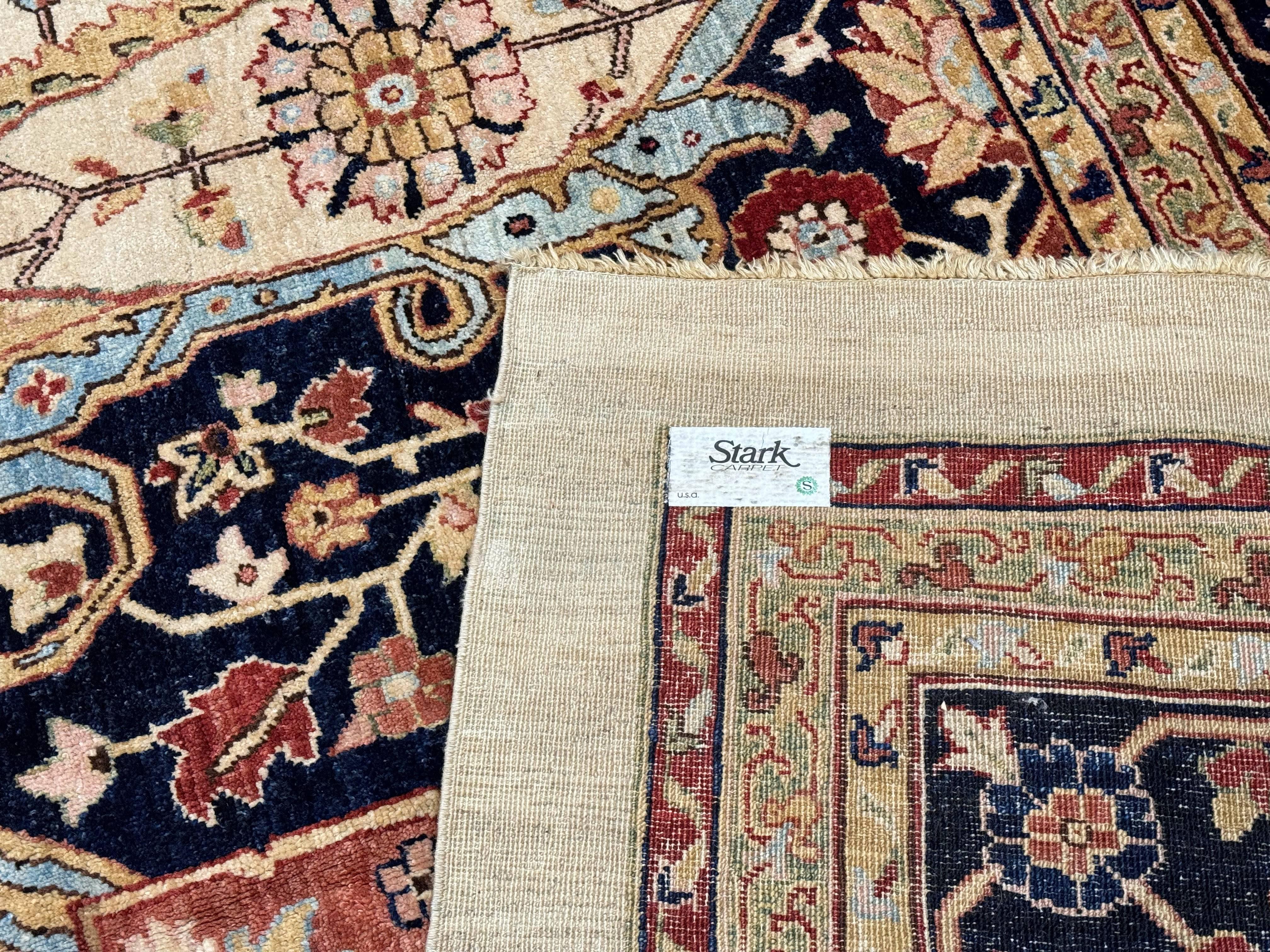 Large Palace Sized Stark Carpet 13x19, Traditional Wool Handmade Rug, Beige - Jewel Rugs