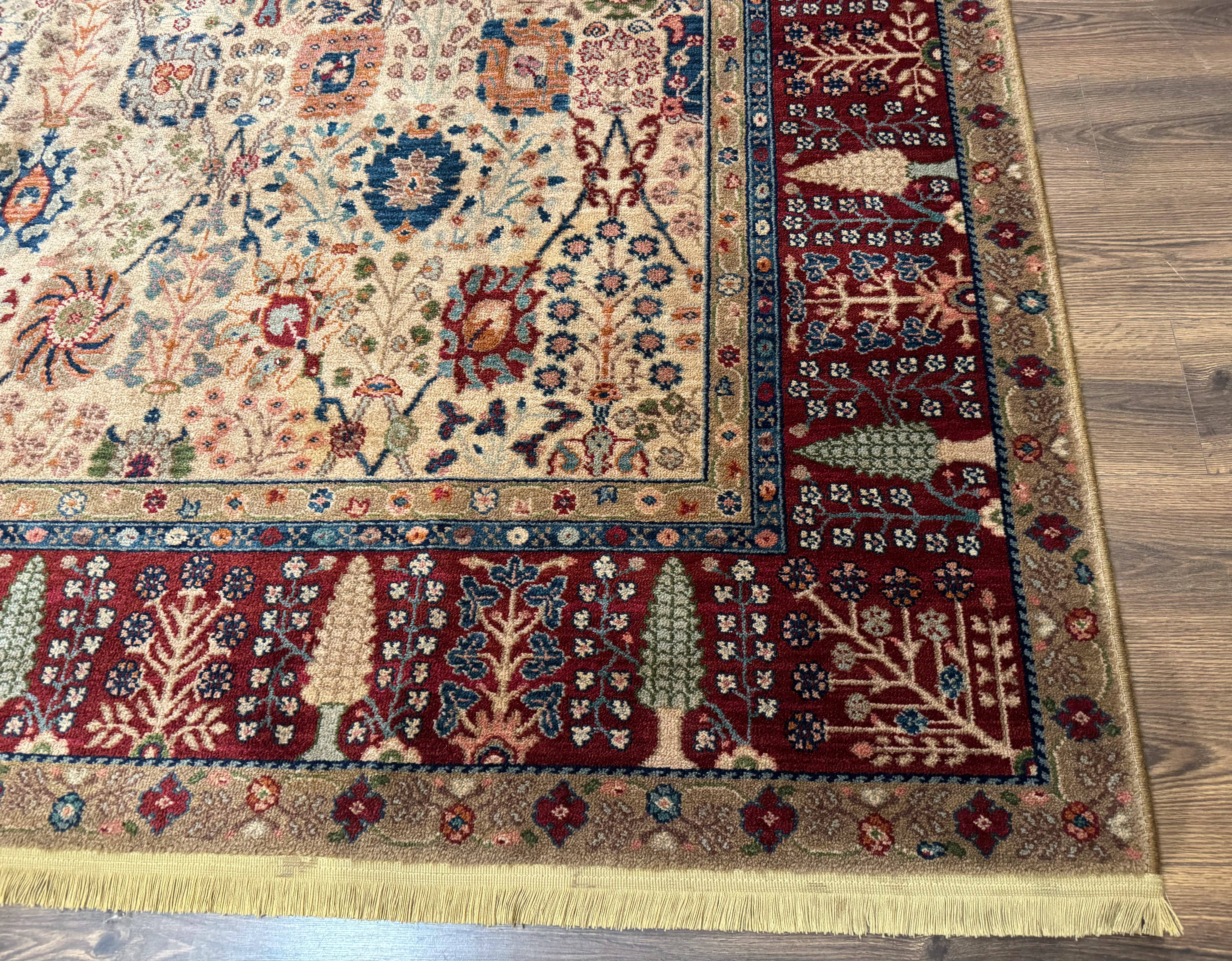 8.8 x 12 Karastan Samovar Teawash Rug #900-901, Persian Vase, Wool, Vintage - Jewel Rugs