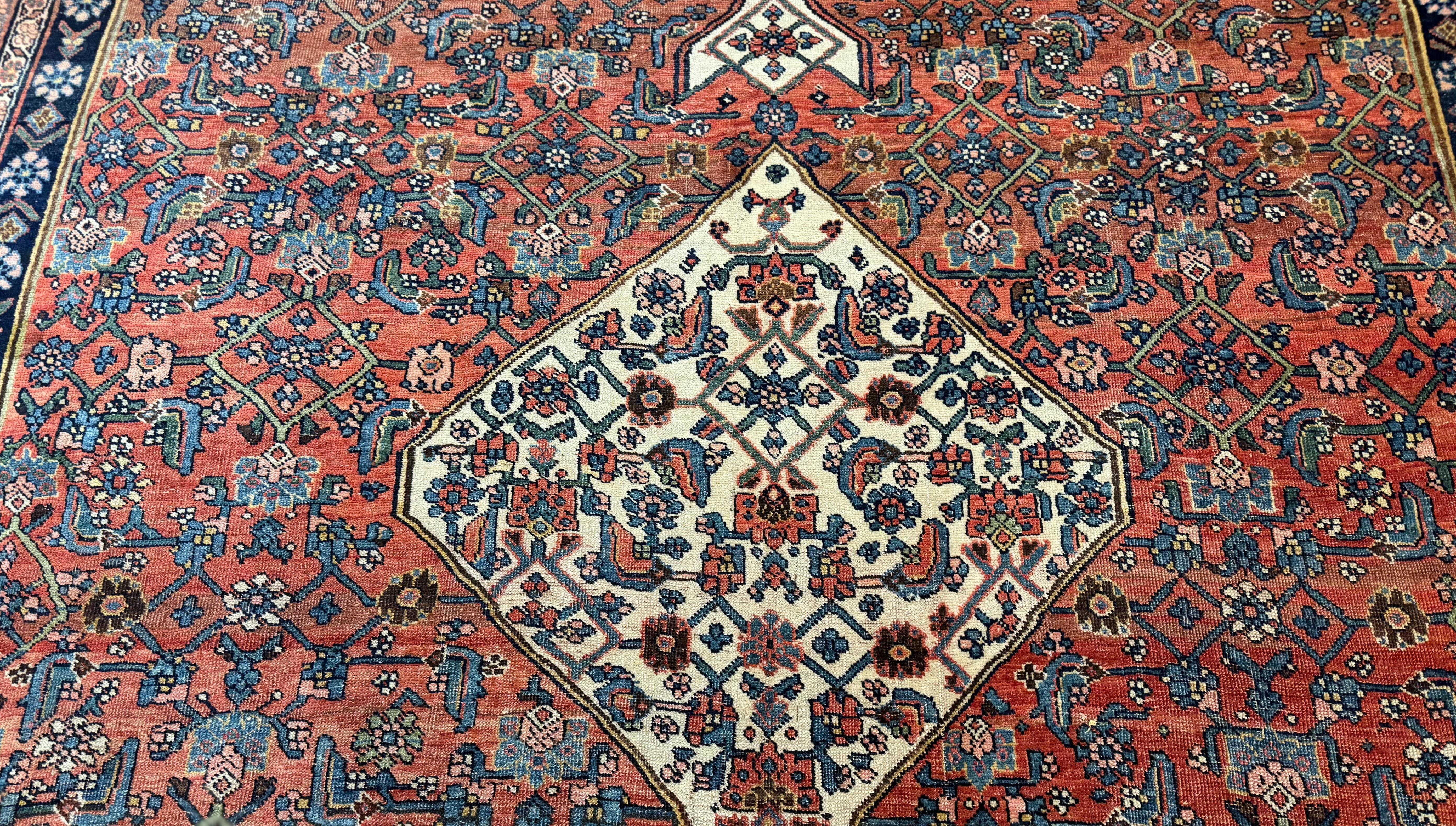 Antique Persian Bidjar Rug 8x12, Rare Persian Carpet - Jewel Rugs