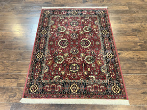 Karastan Rug 4x6, Williamsburg Herati #558, Wool Karastan Carpet, Vintage Karastan Persian Area Rug, Wool Pile