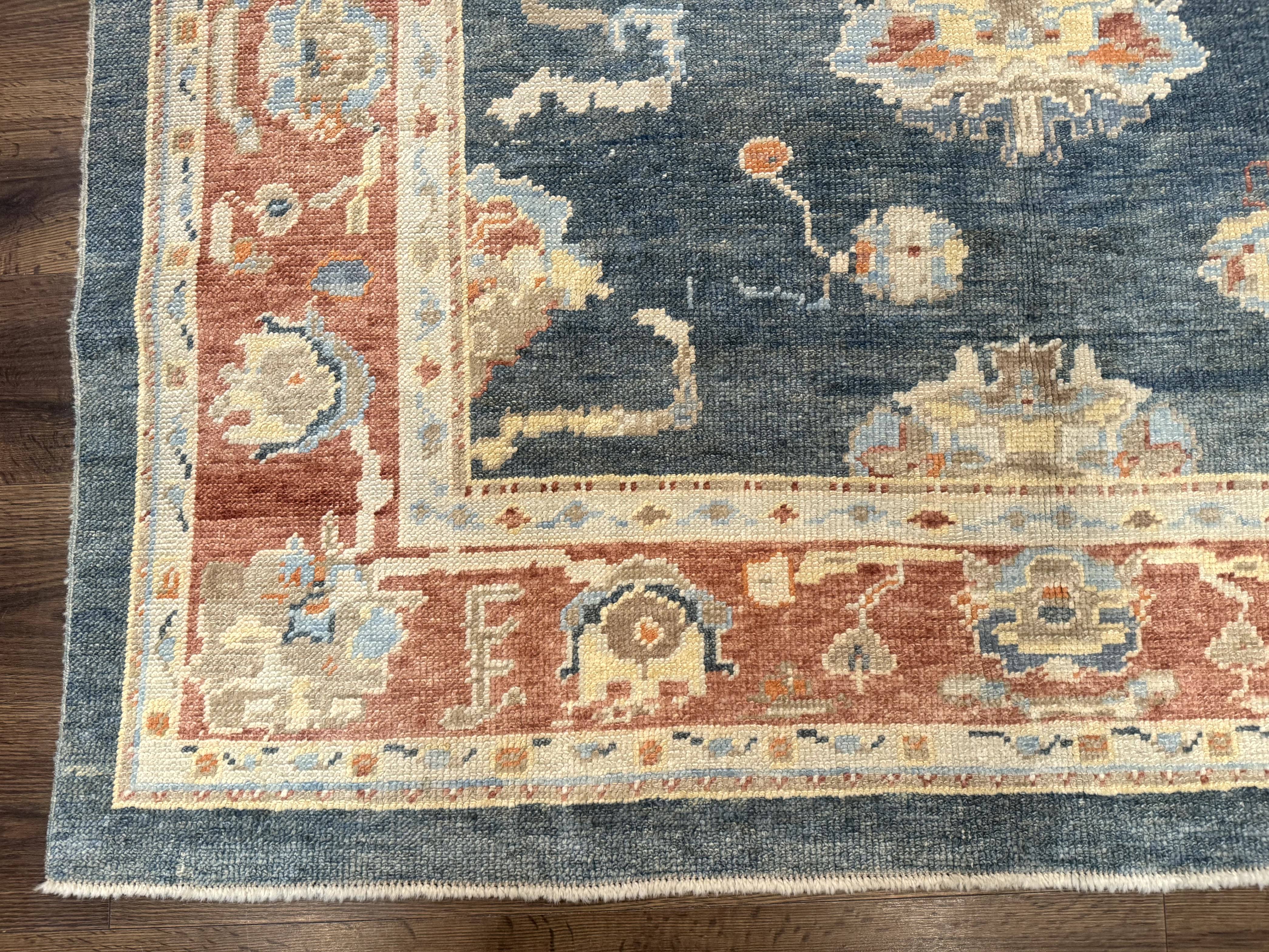 Turkish Oushak Rug 6x9, Sultanabad Carpet, Medium Size Oriental Rug - Jewel Rugs