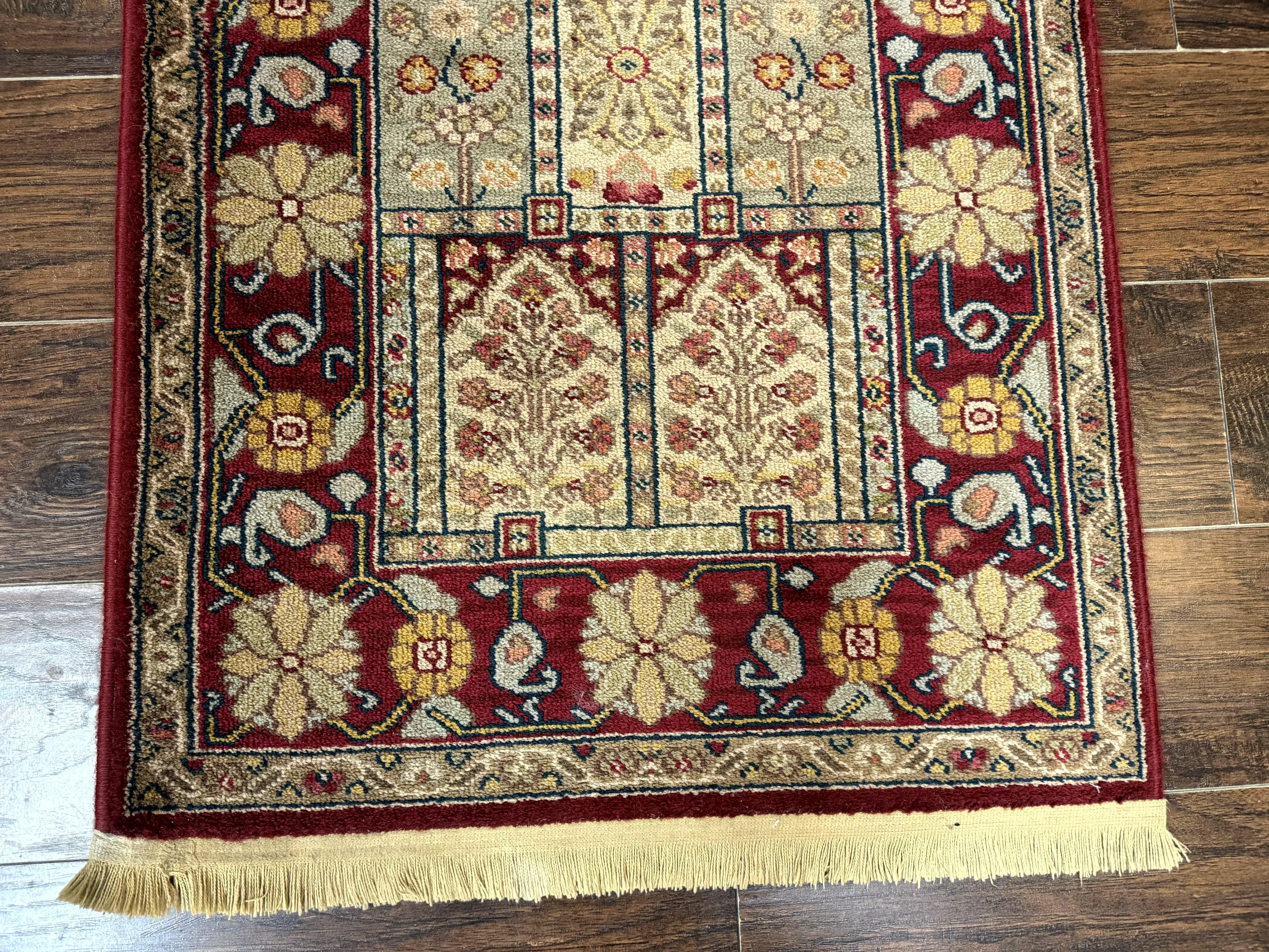 Karastan Runner Rug 2.6 x 8.6, Antique Legends Bakhtiari 2200, Vintage Wool Karastan Runner Rug, Panel Design - Jewel Rugs