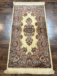 Karastan Kirman Rug #781, Antique Karastan Oriental Carpet 2x4, Wool Area Rug 2 x 4, Original Collection 700 Series, Rare Discontinued